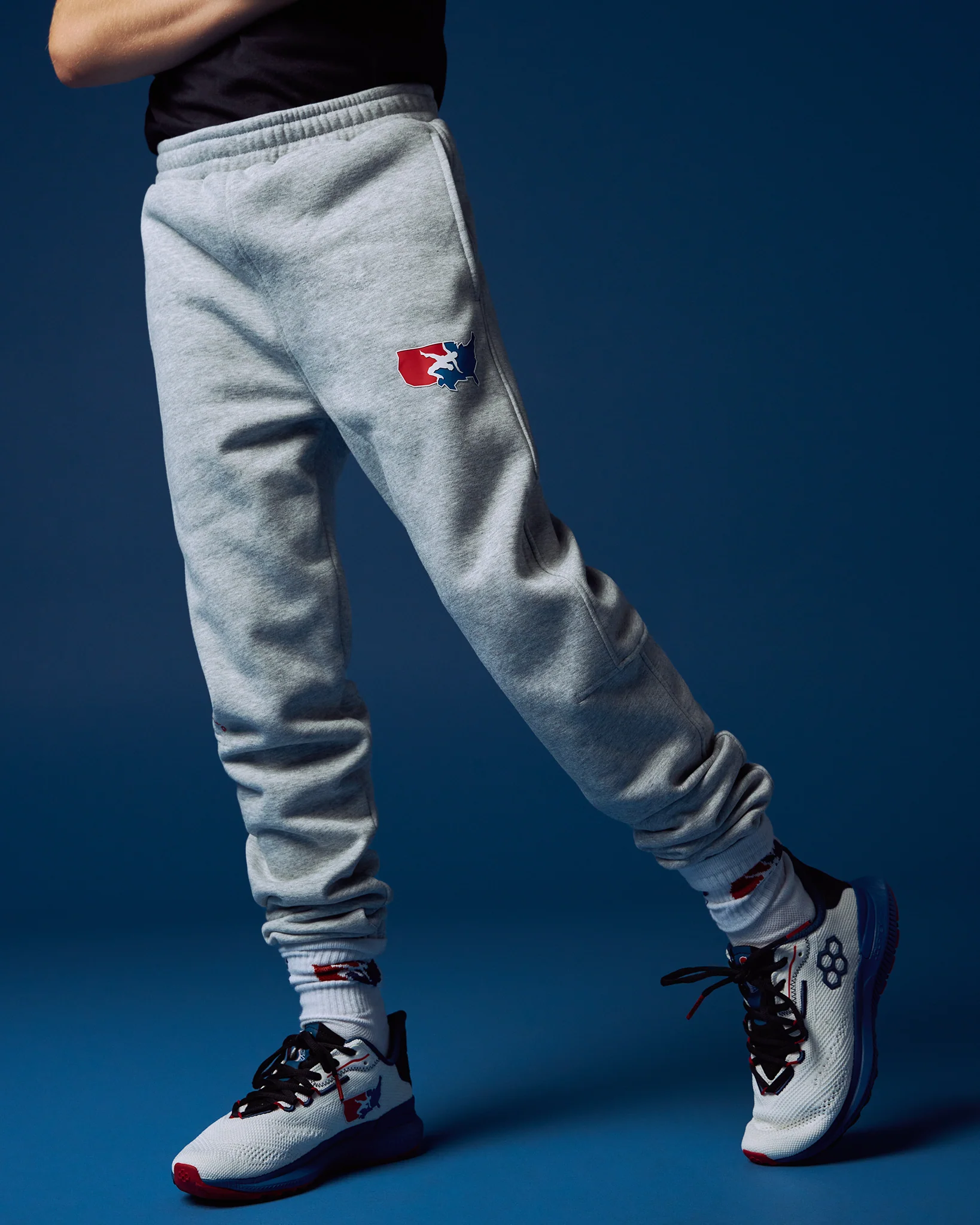 USA Wrestling Tech Fleece Youth Jogger - Image 3