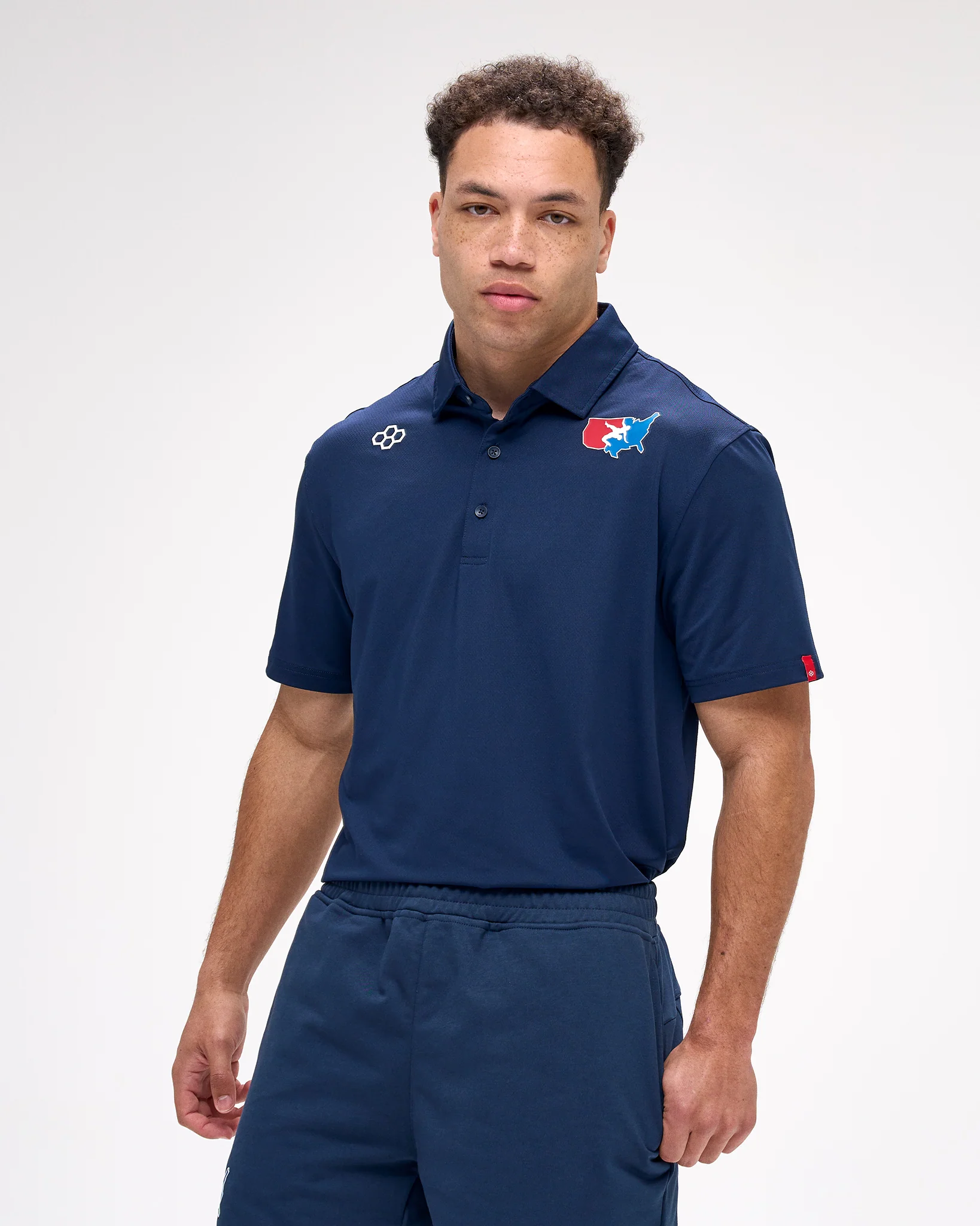 USA Wrestling Classic Performance Polo - Image 3