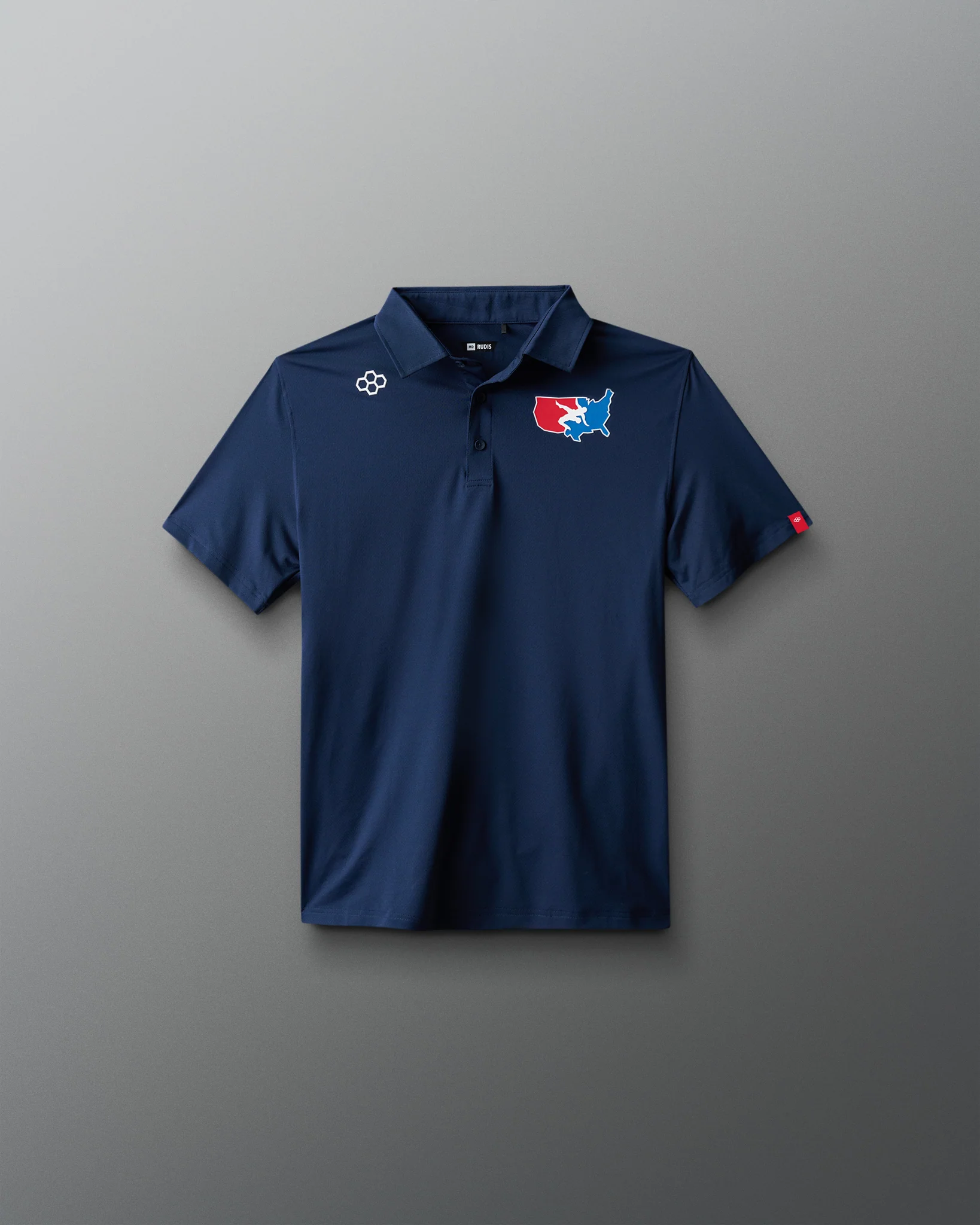 USA Wrestling Youth Classic Performance Polo - Image 3