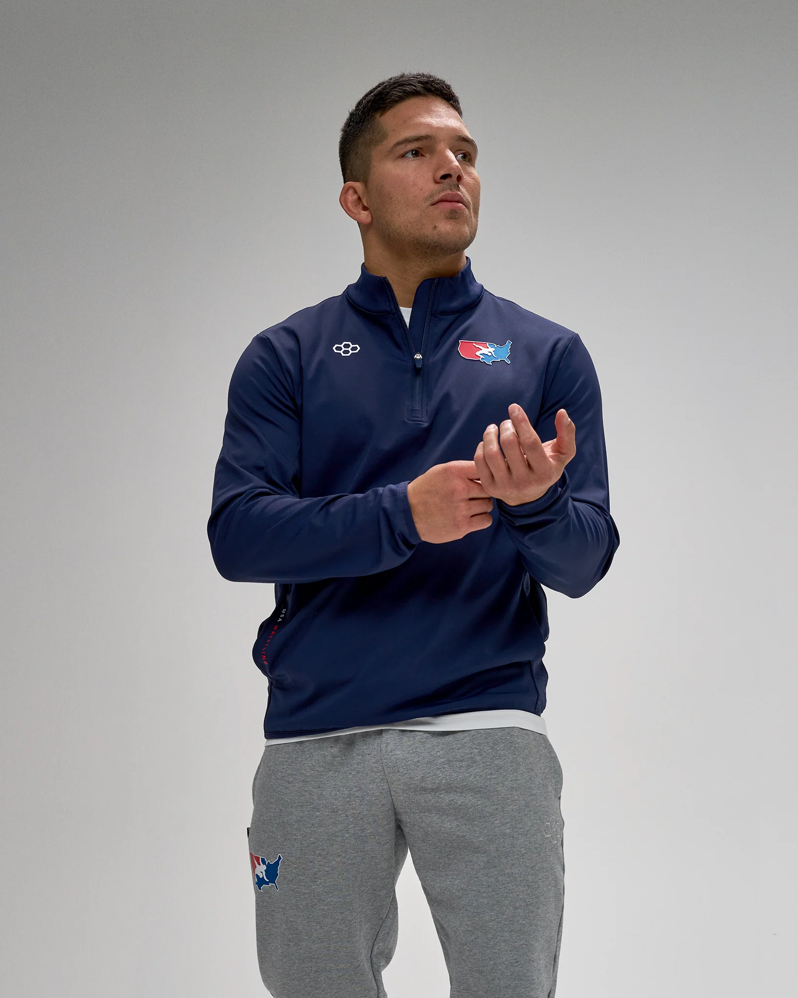 USA Wrestling Victory 1/4 Zip Jacket