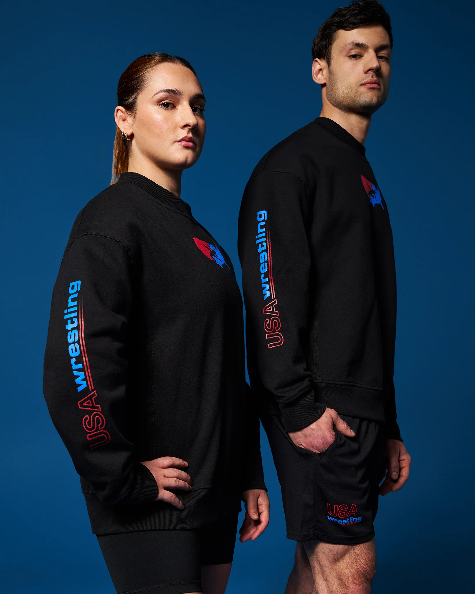 USA Wrestling Vintage Titan Heavyweight Crewneck - Image 2