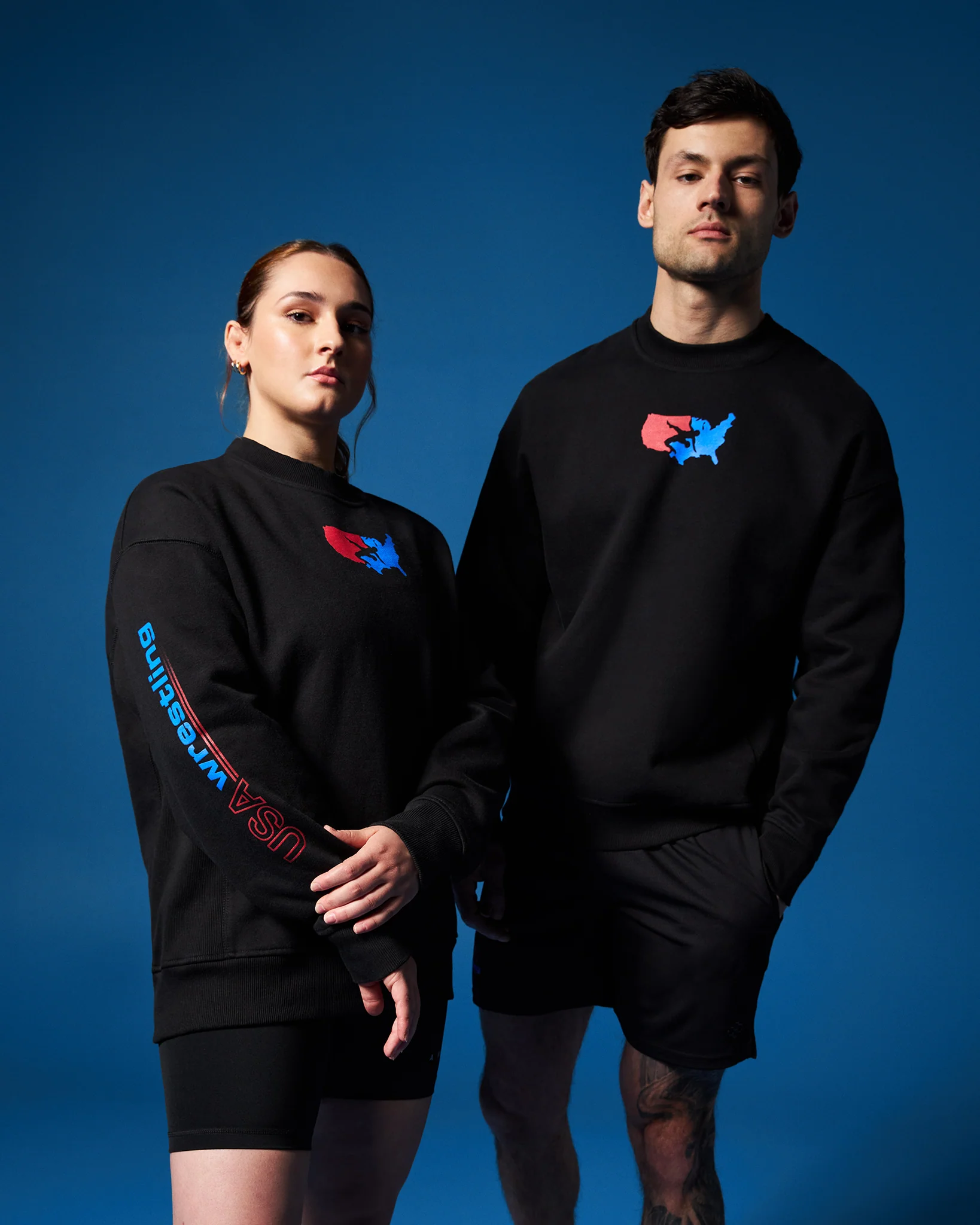 USA Wrestling Vintage Titan Heavyweight Crewneck - Image 3
