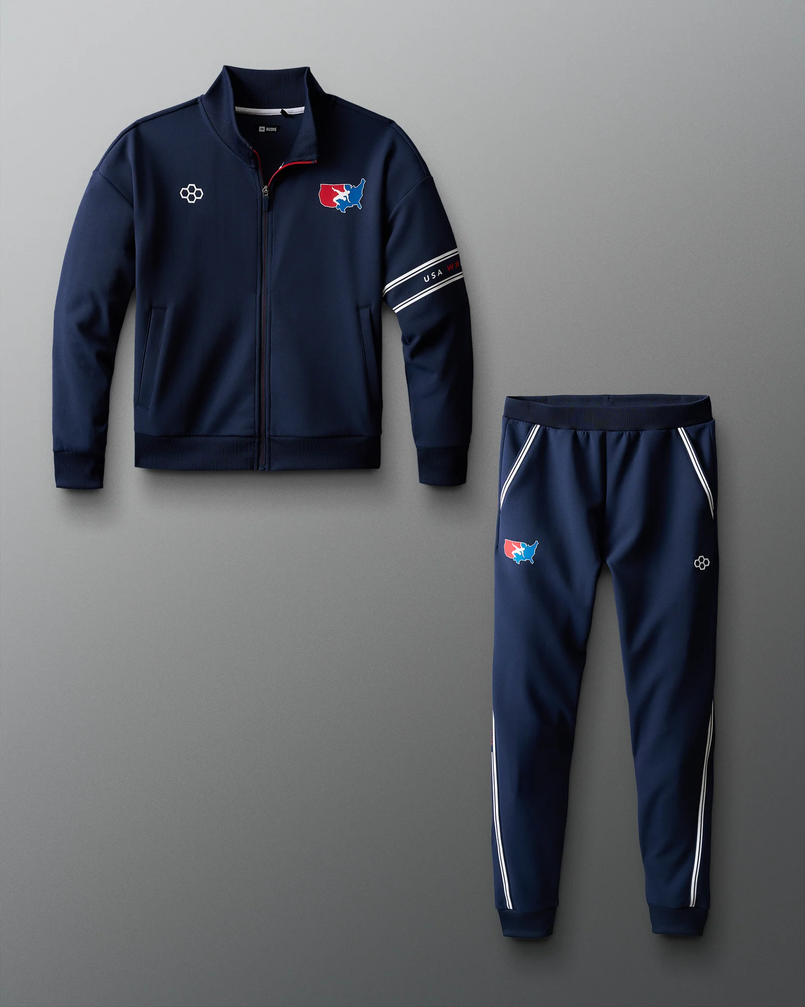 USA Wrestling Women's Chronicle Elite Podium Set - Navy