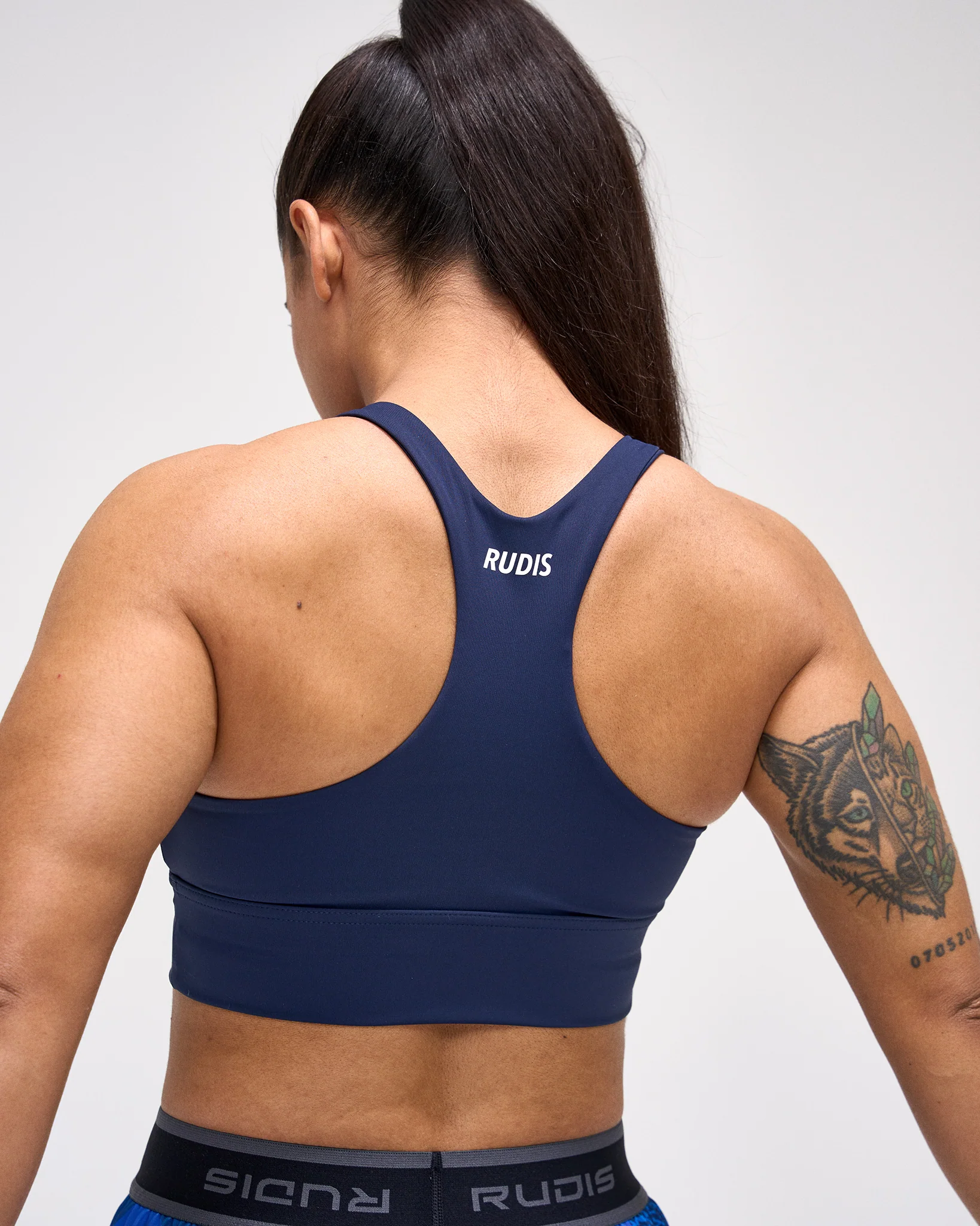 USA Wrestling Women's Scoop Neck Padded Sports Bra - Image 2