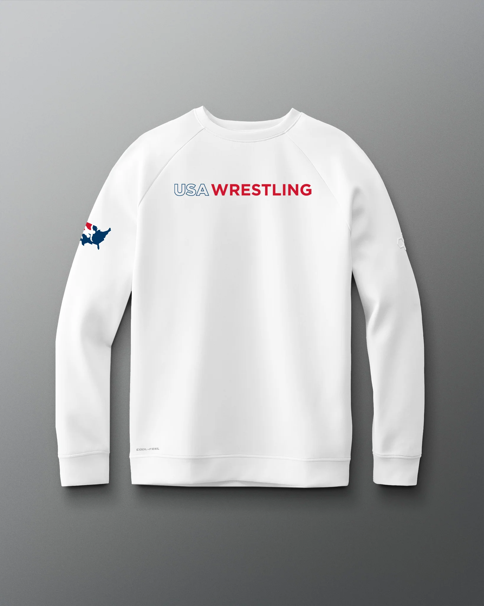 USA Wrestling Wordmark COOL-FEEL Crewneck - Image 11