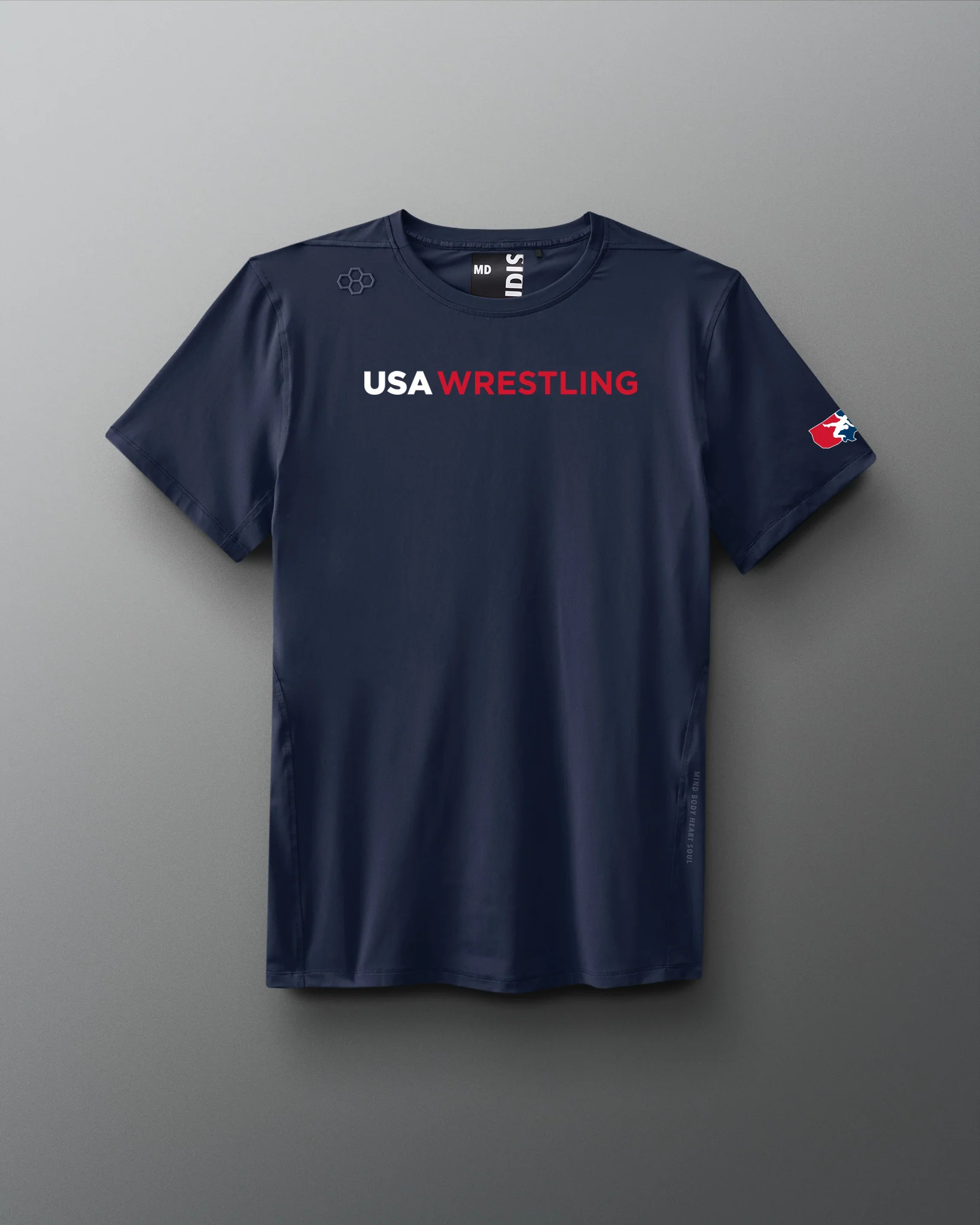 USA Wrestling Wordmark Performance T-Shirt
