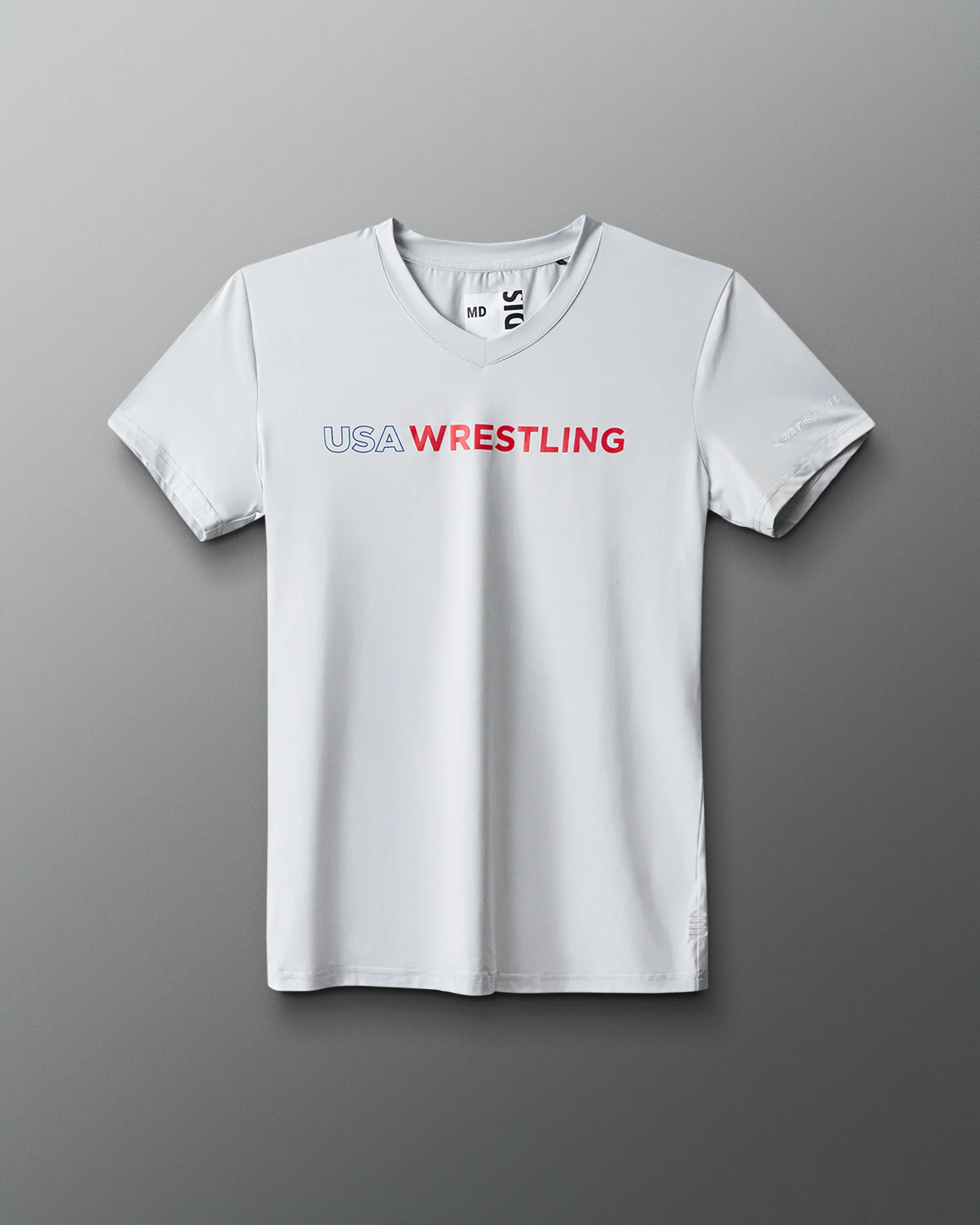 USA Wrestling Wordmark Performance Women's V-Neck T-Shirt