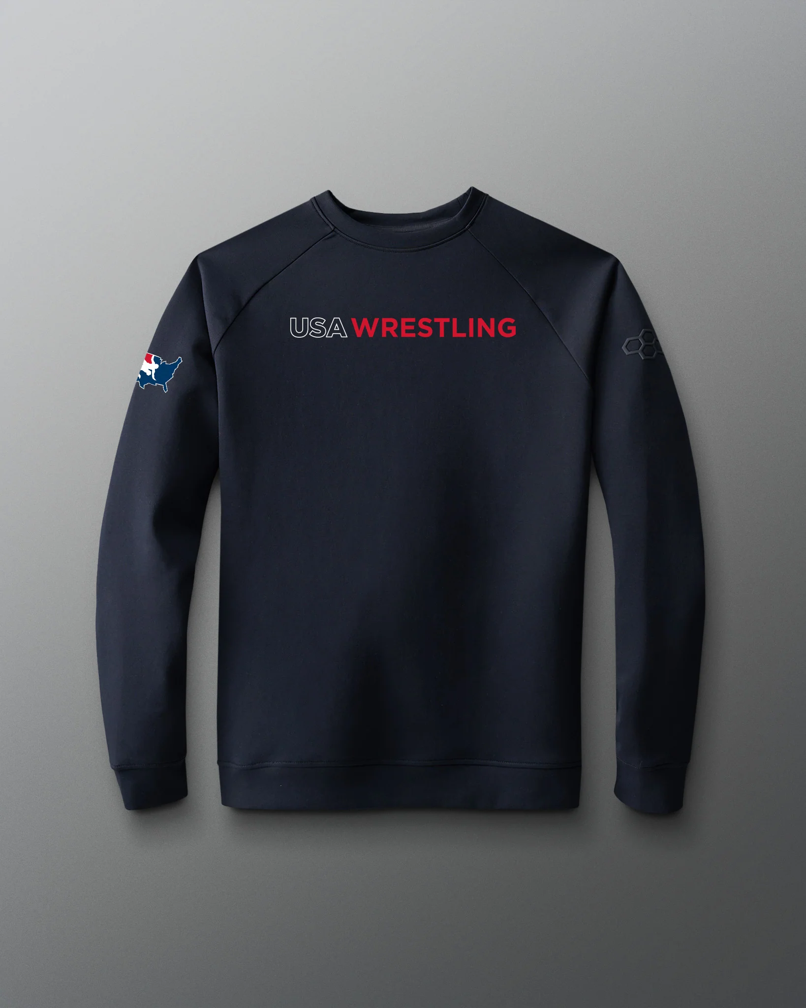 USA Wrestling Wordmark Ultimate Crewneck - Image 2