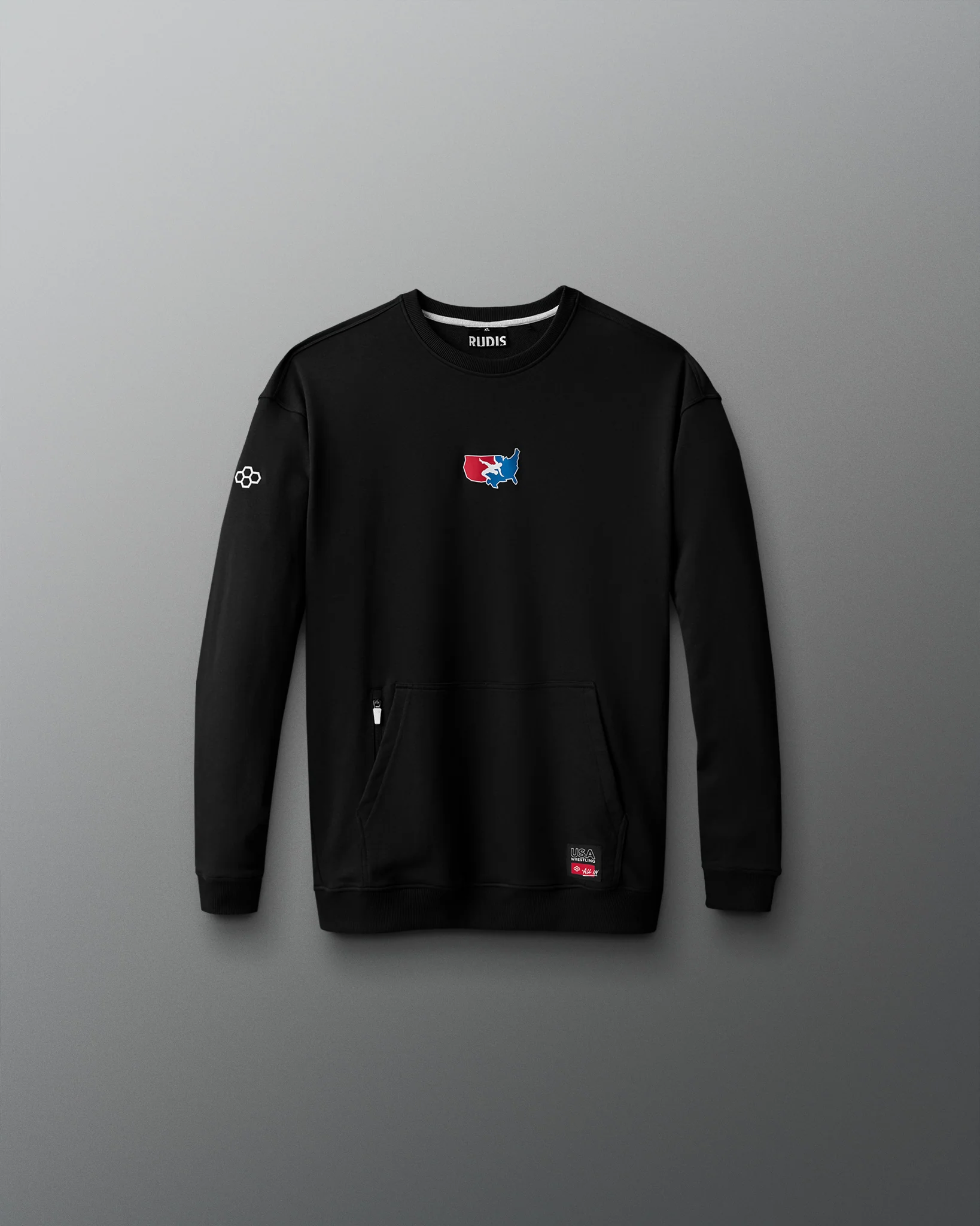 USA Wrestling Youth Luxe Terry Crewneck - Image 2