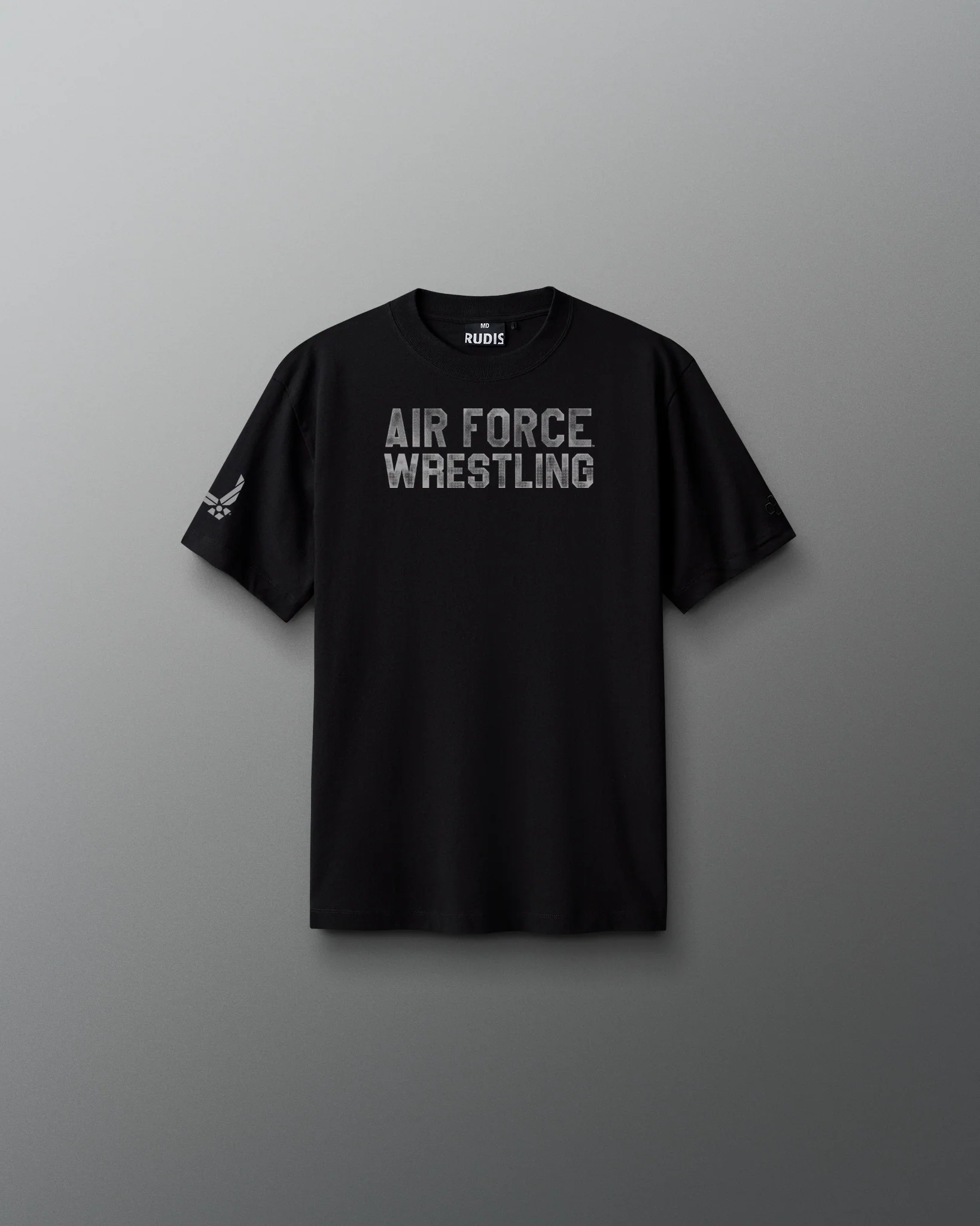 USAF Skull Youth Heavyweight T-Shirt - Image 2