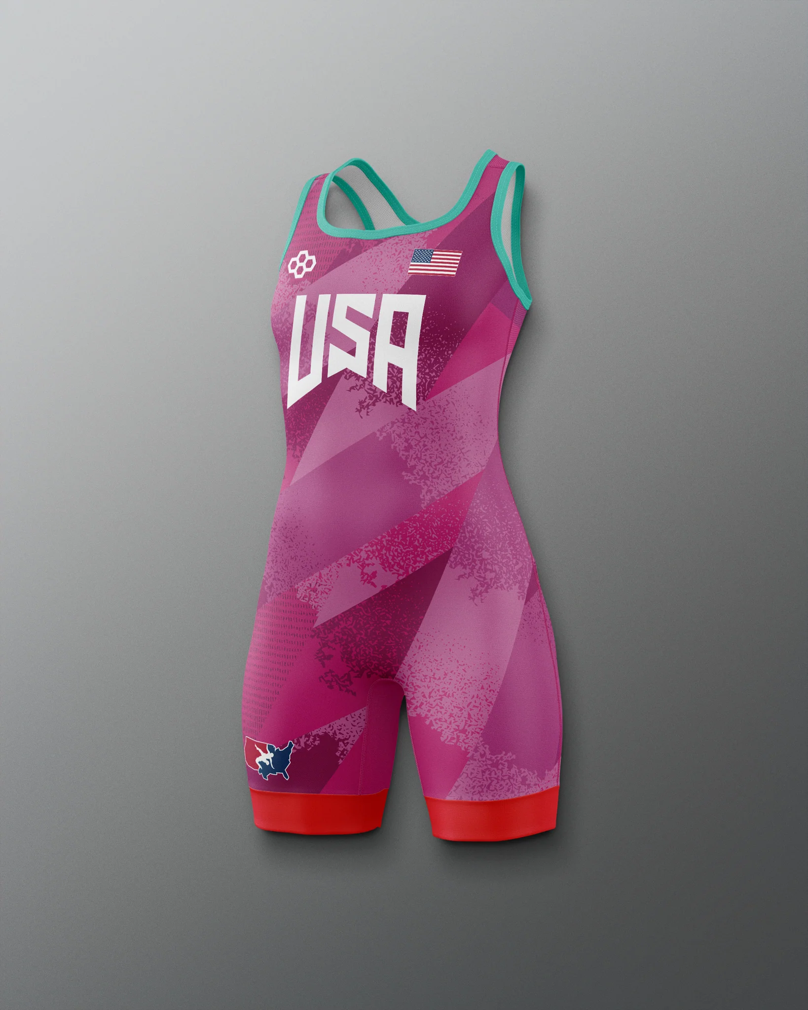 USAW Grit Icon Girl's 2.0 Elite Singlet - Image 4