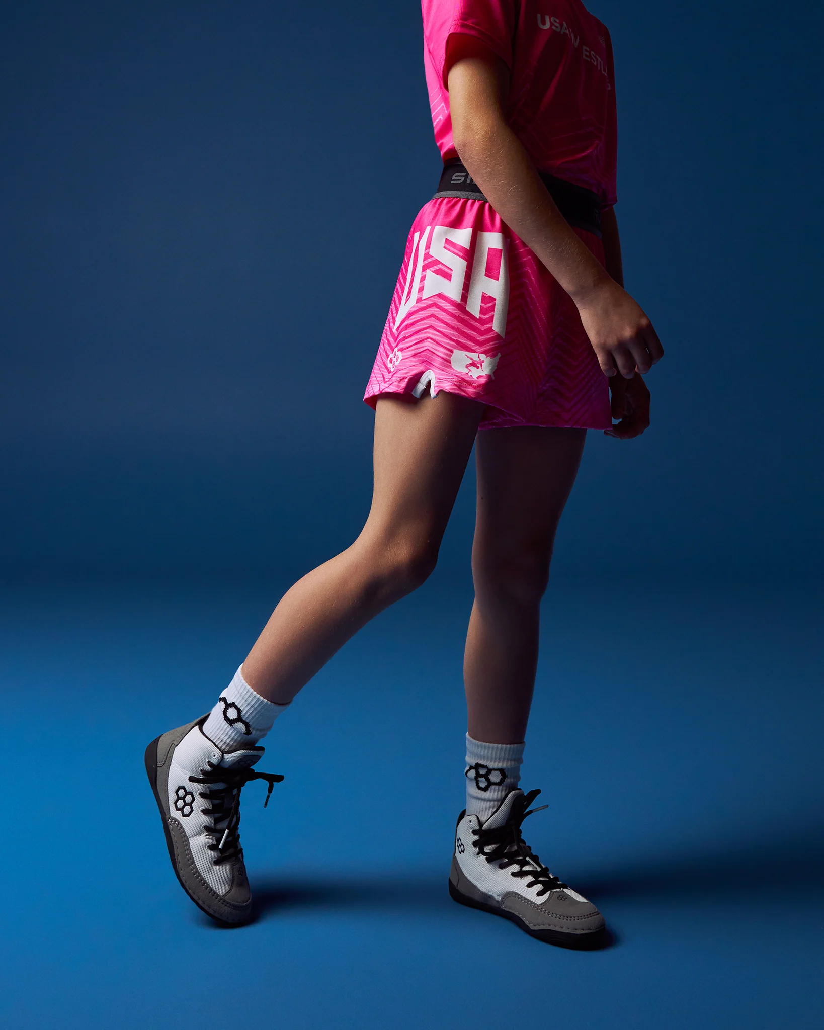 USAW Icon Girl's Sublimated Shorts - Image 3