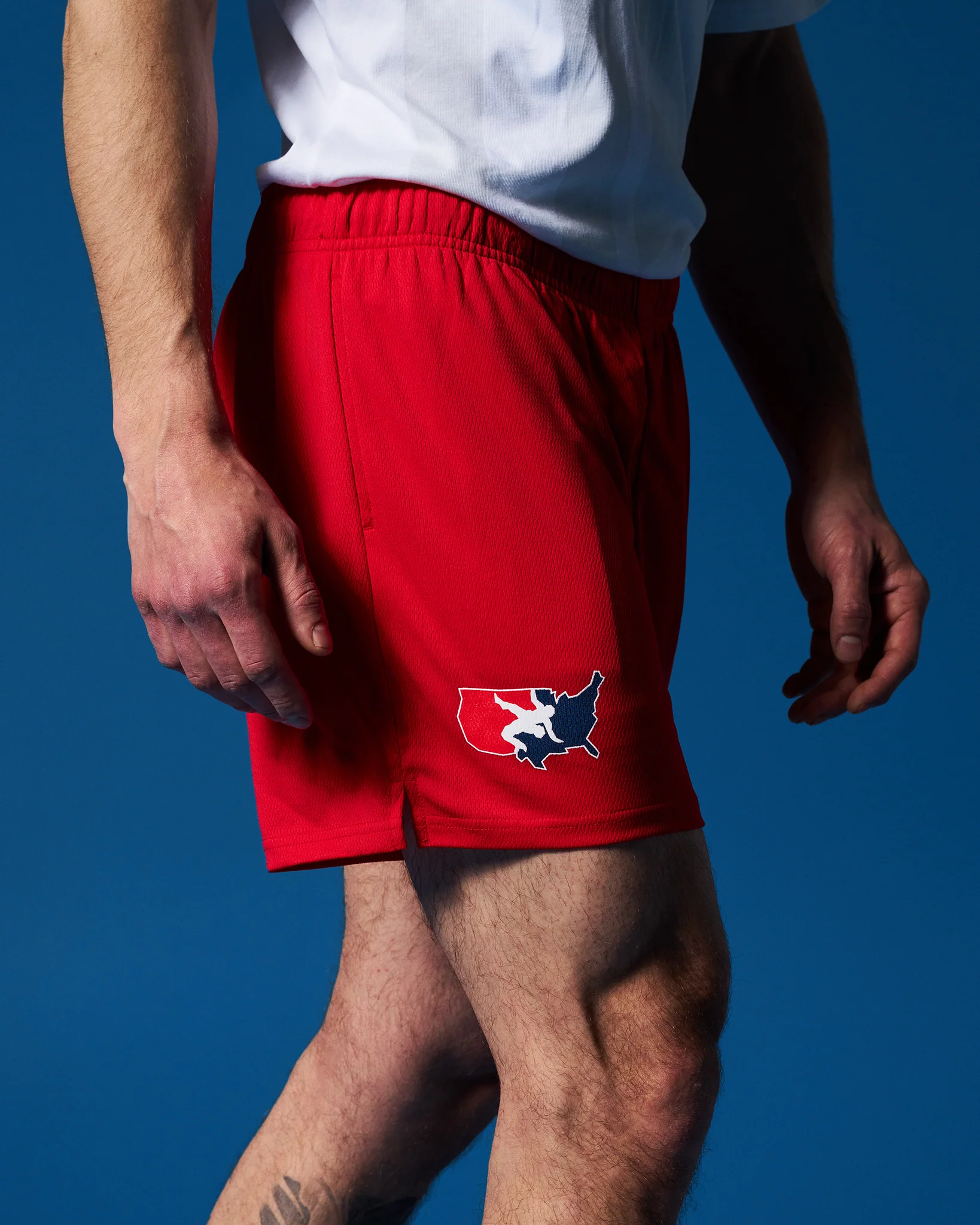 USAW Logo 6" 2.0 Mesh Shorts - Image 3