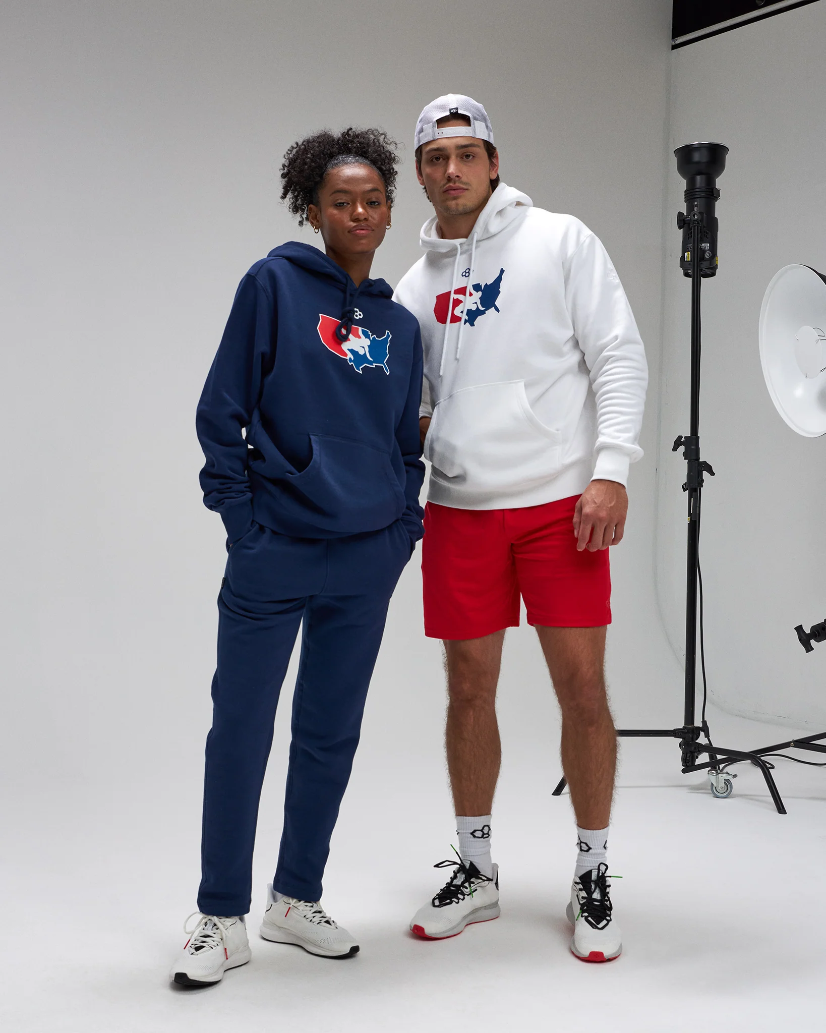 USA Wrestling Logo Comfort Fleece Hoodie - Image 2