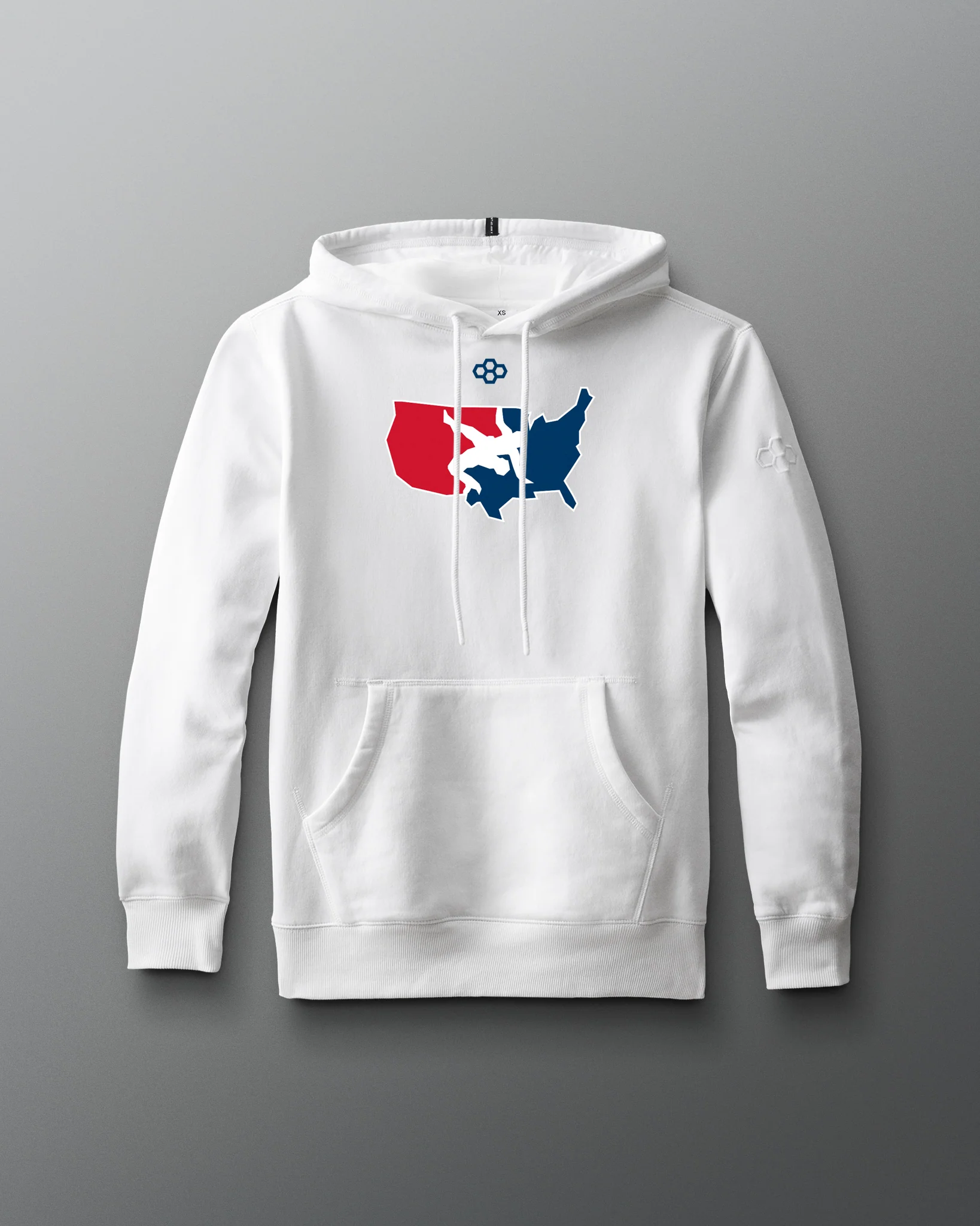 USA Wrestling Logo Comfort Fleece Hoodie - Image 4