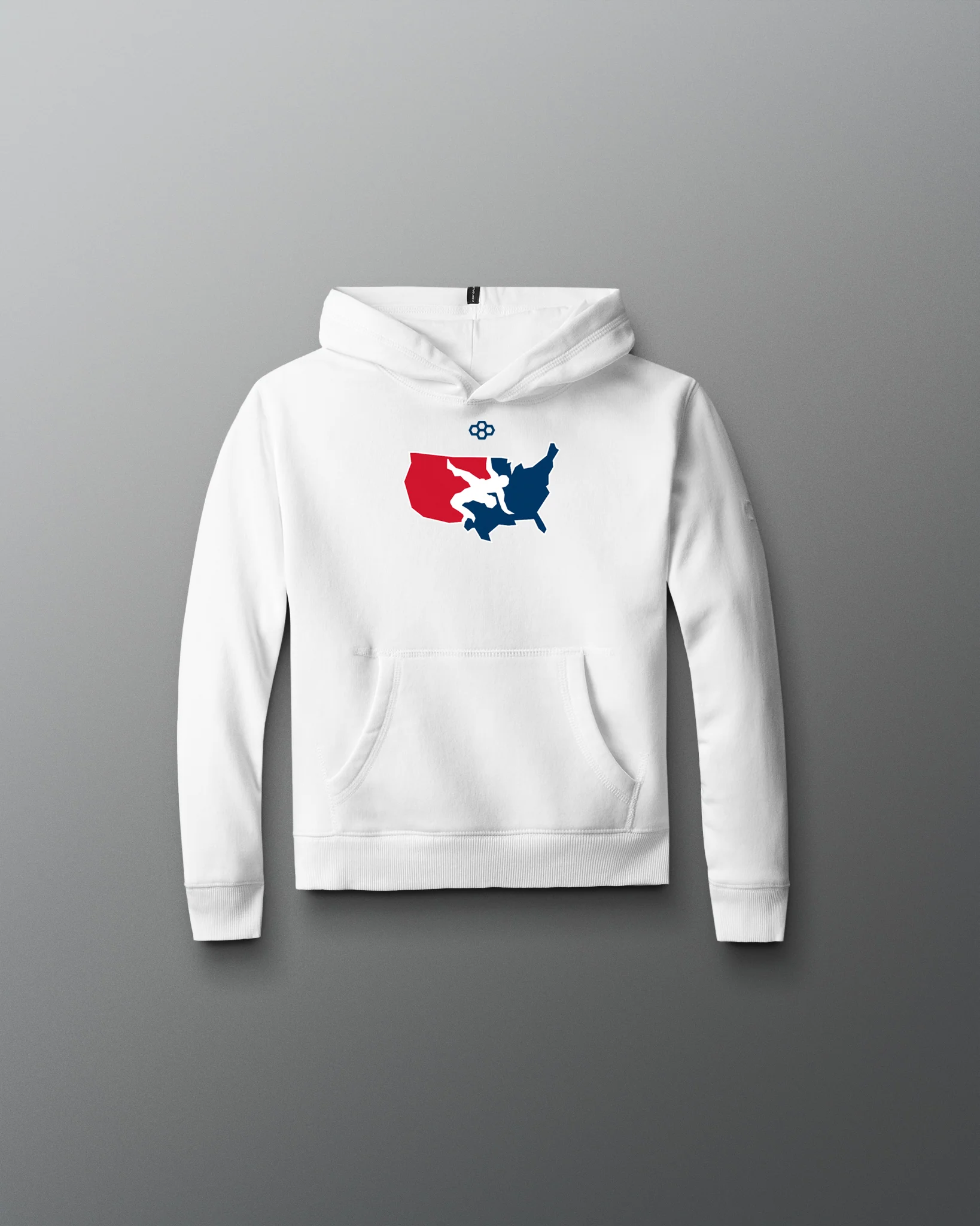 USAW Logo Comfort Fleece Youth Hoodie - Image 4
