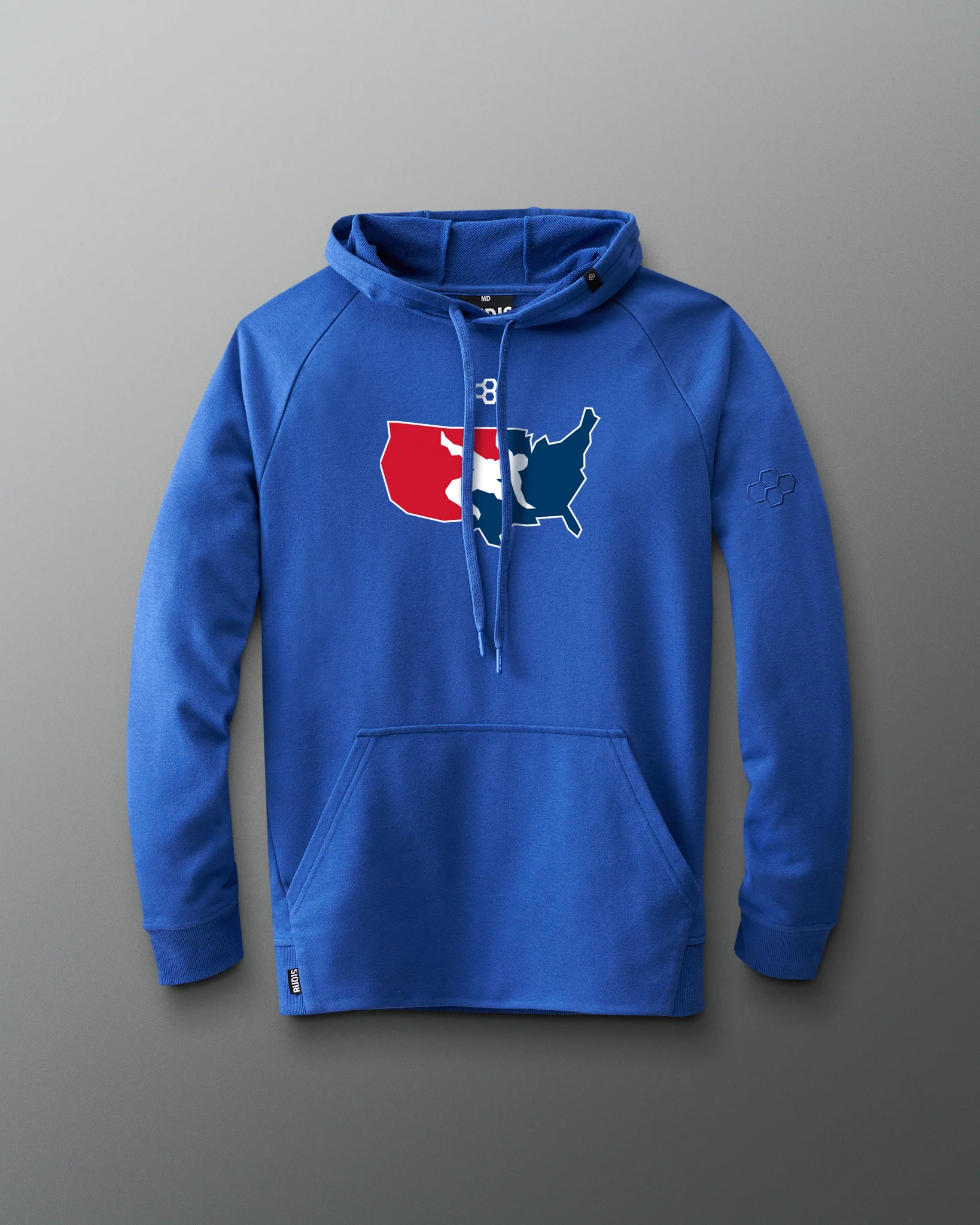 USA Wrestling Logo Elite Terry Hoodie - Image 17