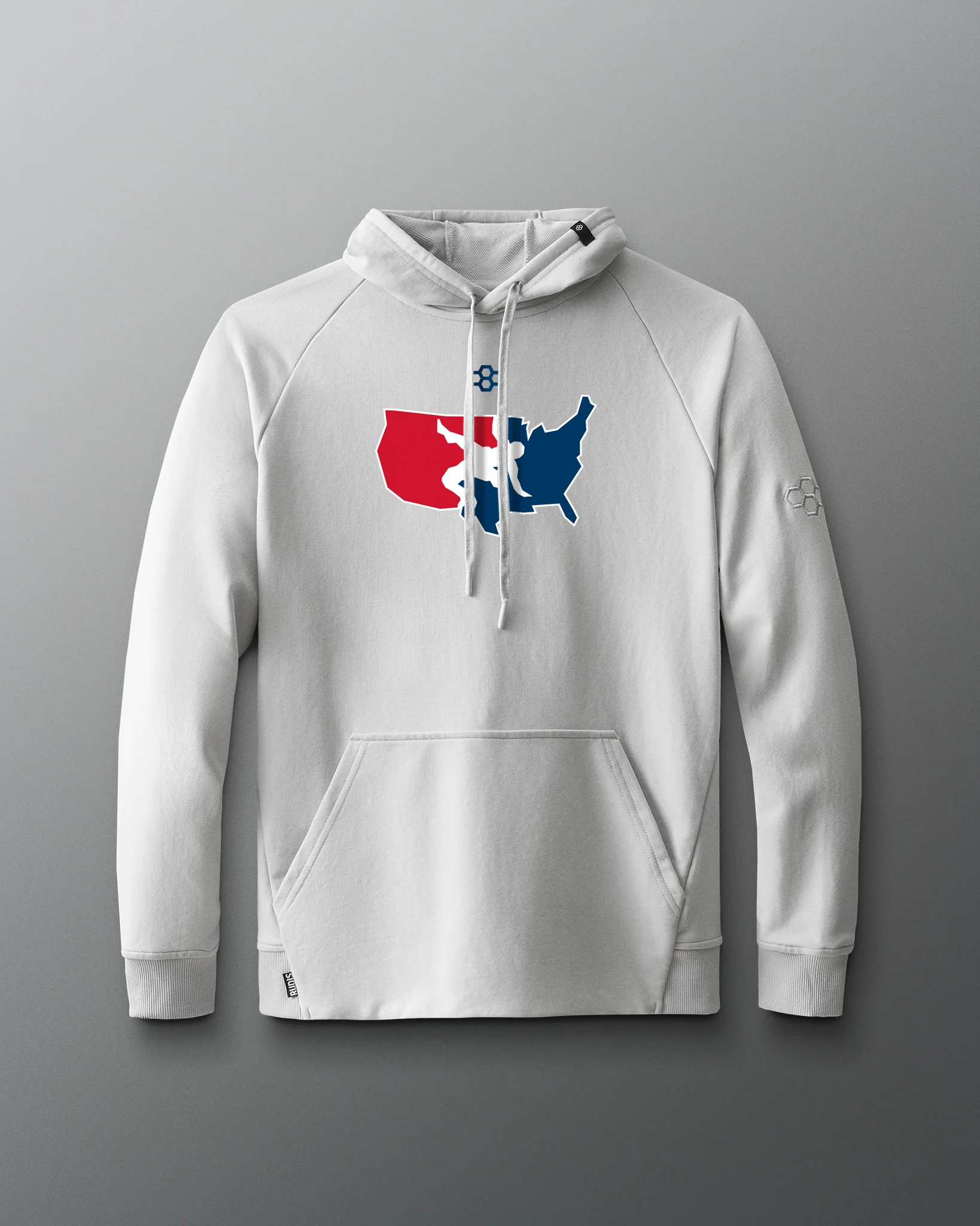 USA Wrestling Logo Elite Terry Hoodie - Image 5