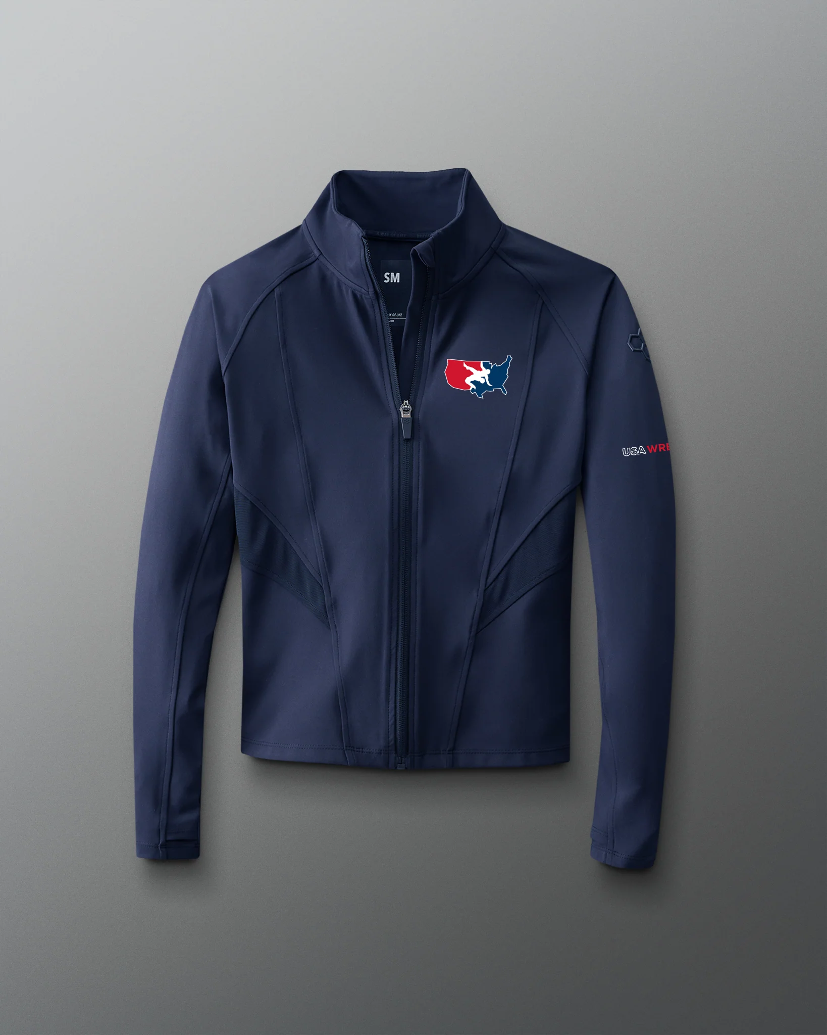 USA Wrestling Logo Women's Contour Full Zip