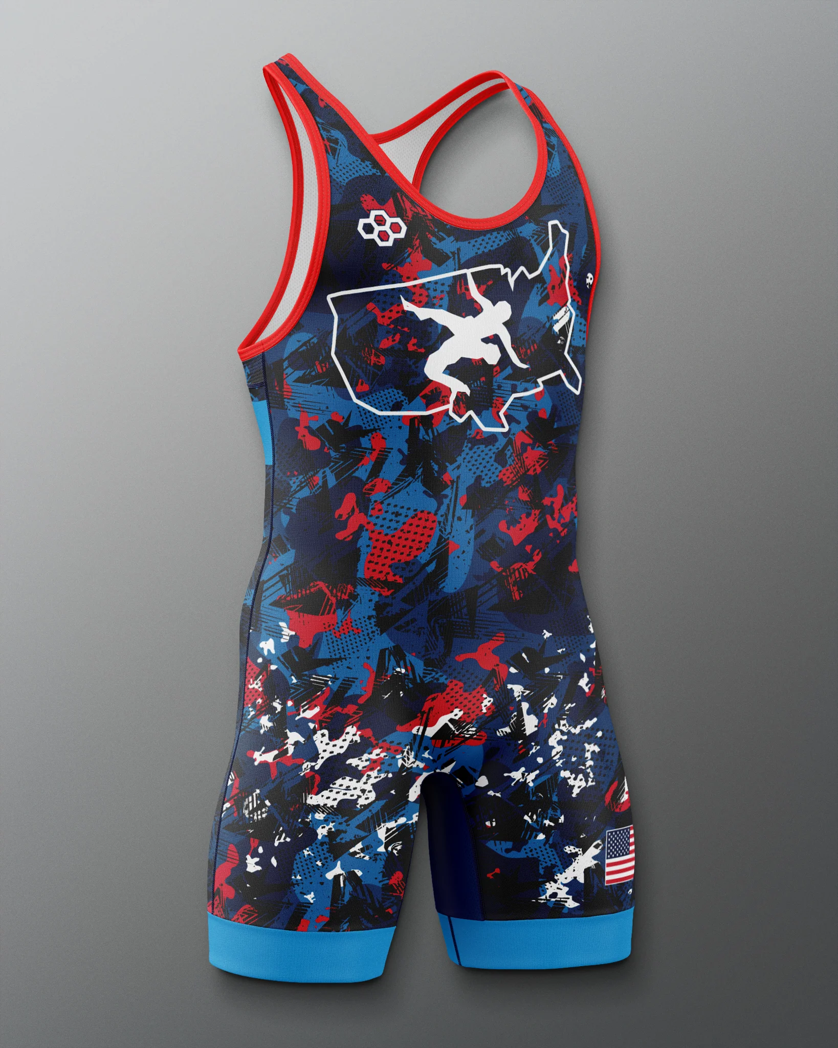 USAW Scatter Icon 2.0 Elite Singlet - Image 3