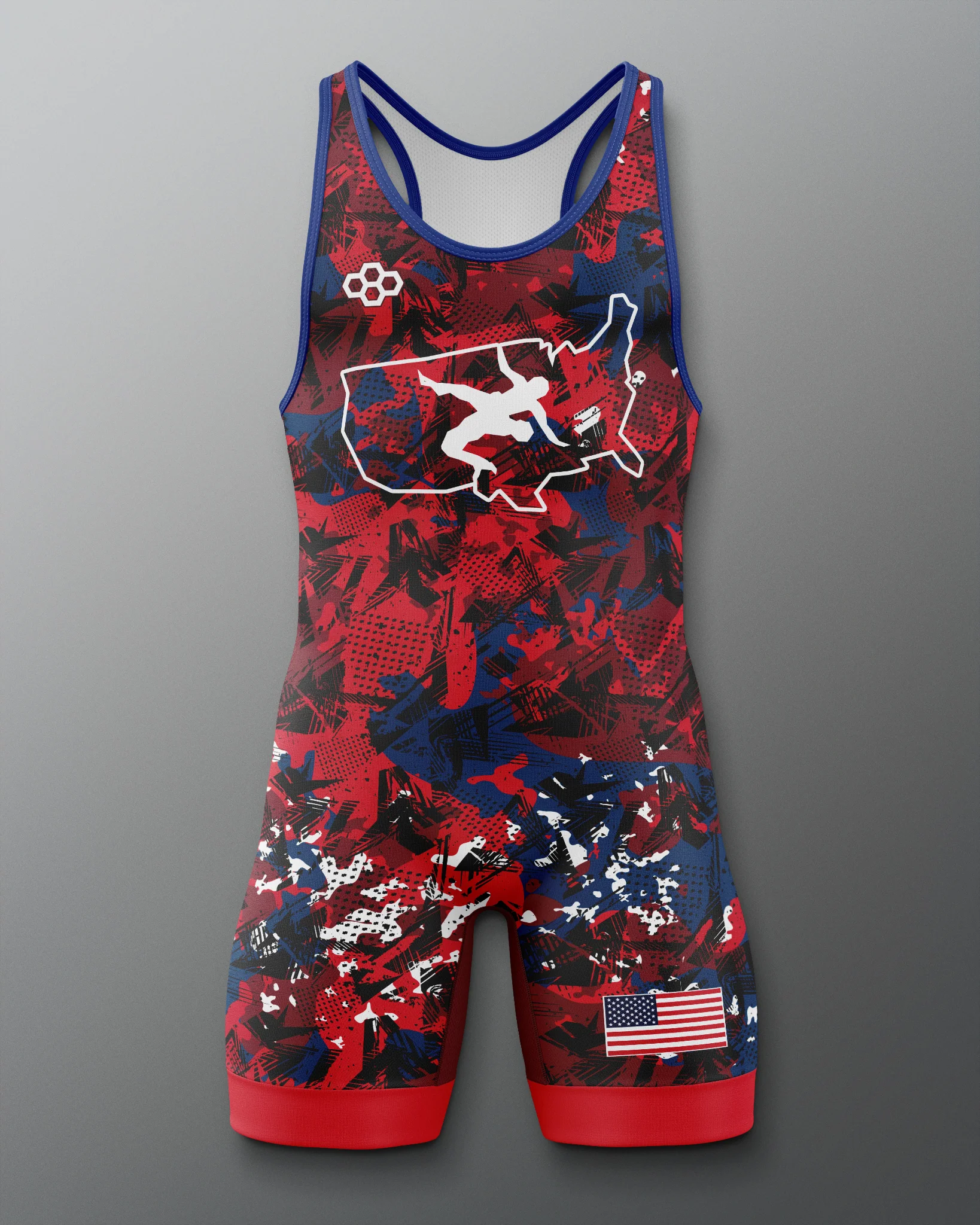 USAW Scatter Icon 2.0 Elite Singlet - Image 7