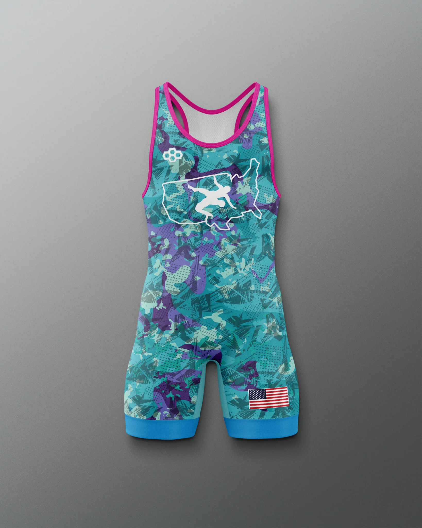 USAW Scatter Icon Boy's 2.0 Elite Singlet - Image 10