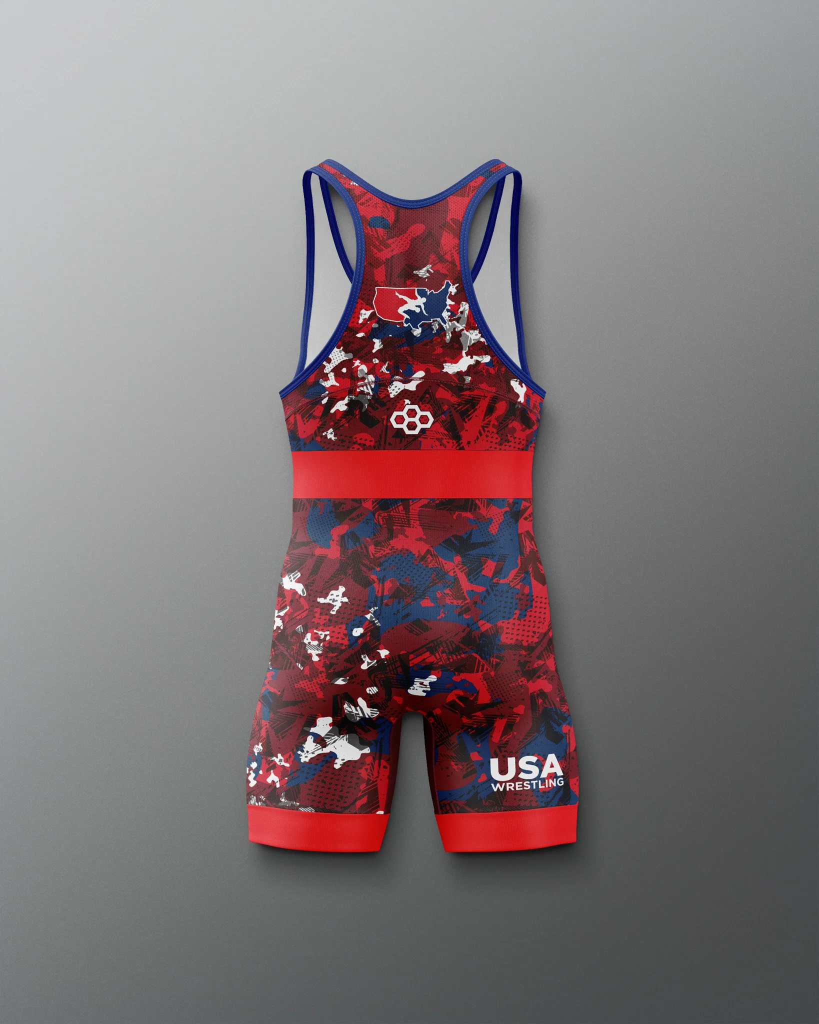 USAW Scatter Icon Boy's 2.0 Elite Singlet - Image 8