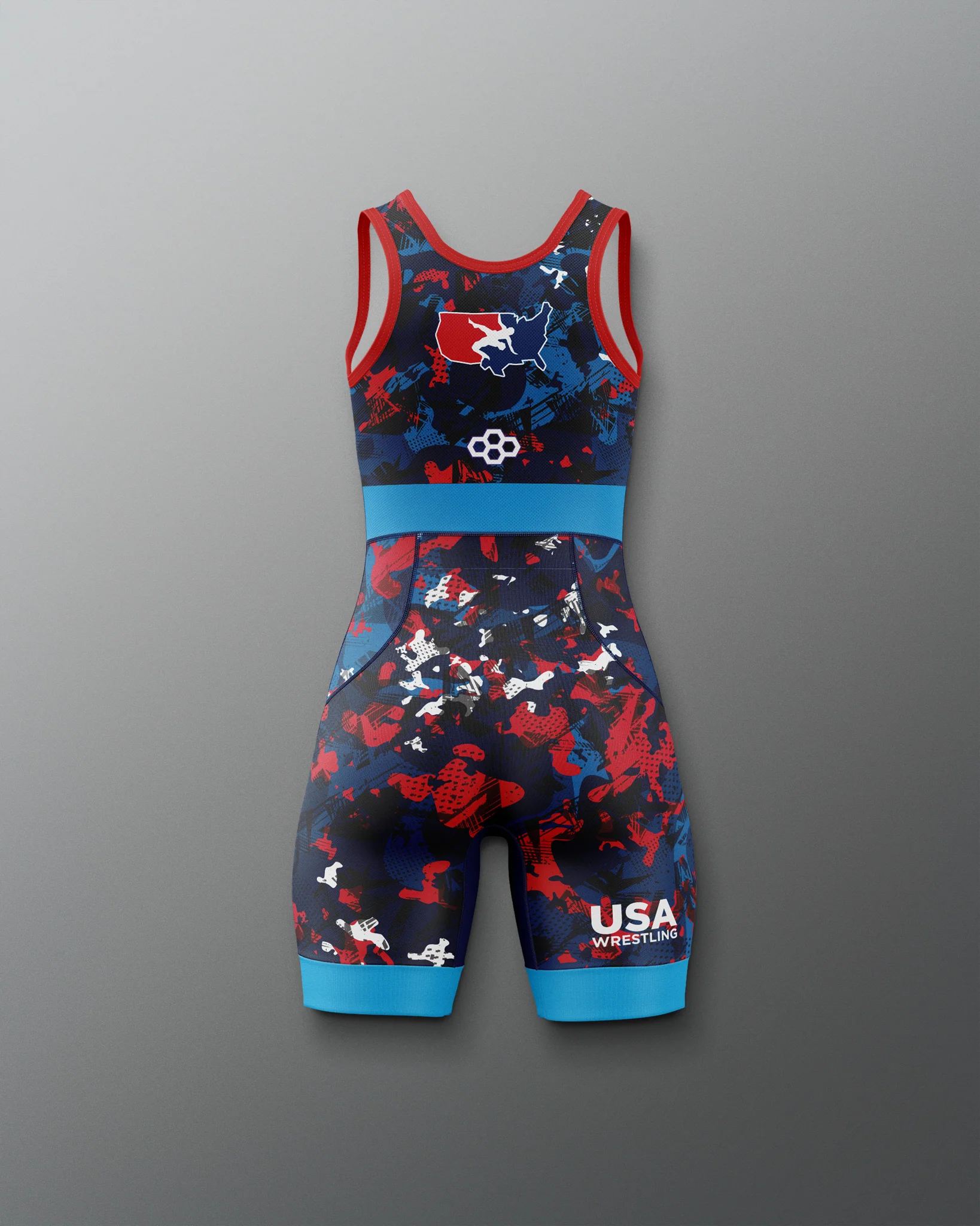 USAW Scatter Icon Girl's 2.0 Elite Singlet - Image 2