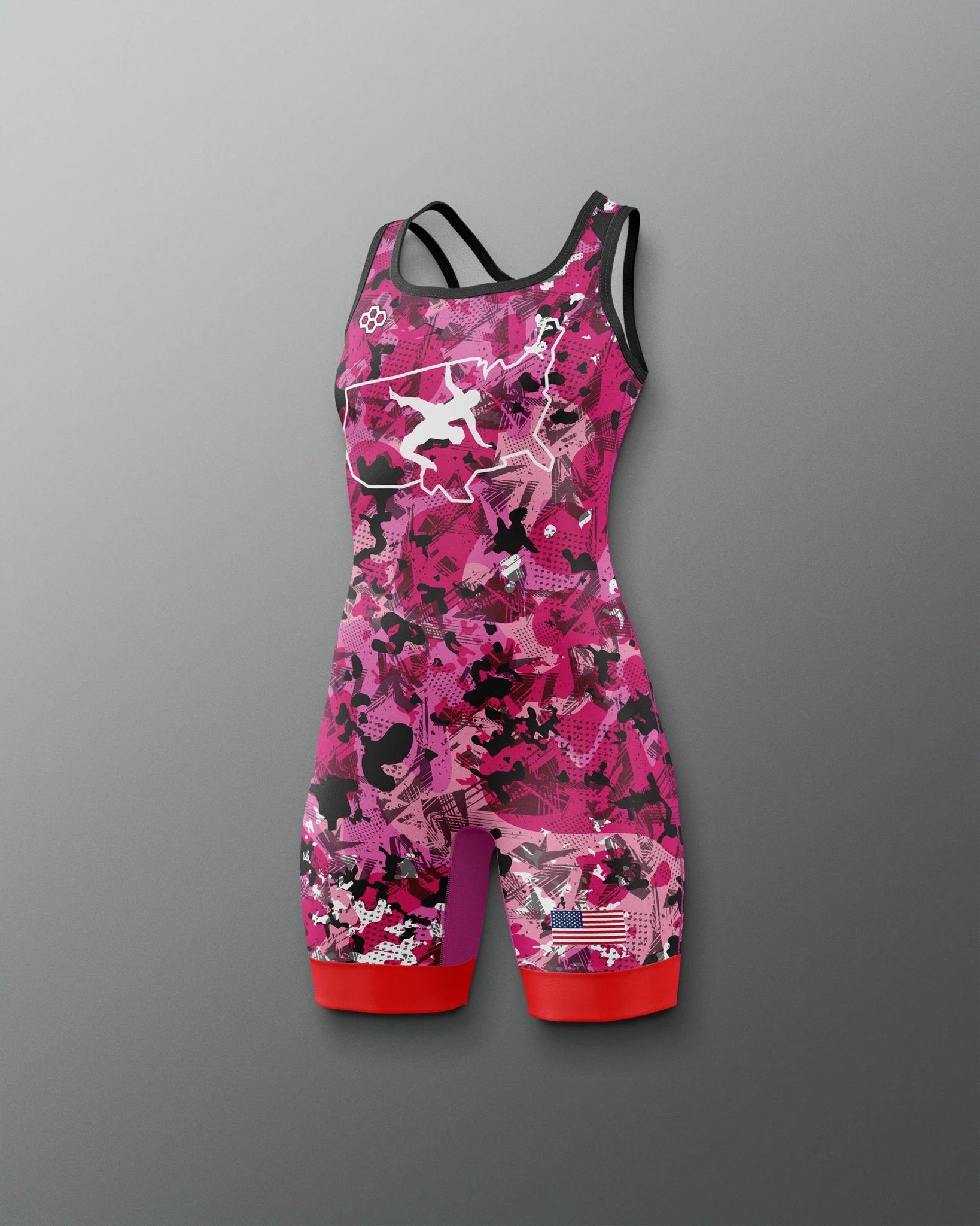 USAW Scatter Icon Girl's 2.0 Elite Singlet - Image 3