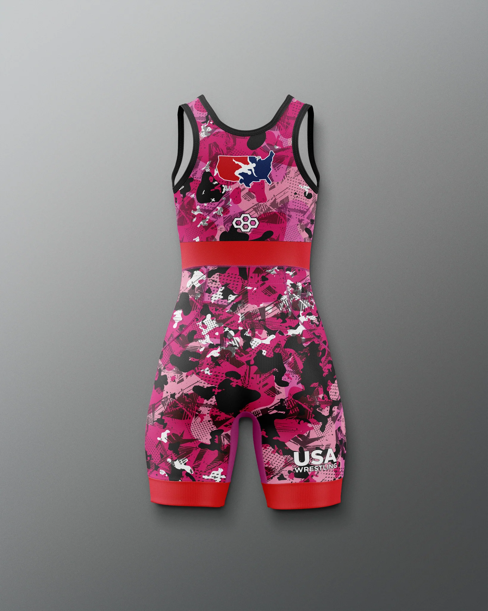 USAW Scatter Icon Girl's 2.0 Elite Singlet - Image 4