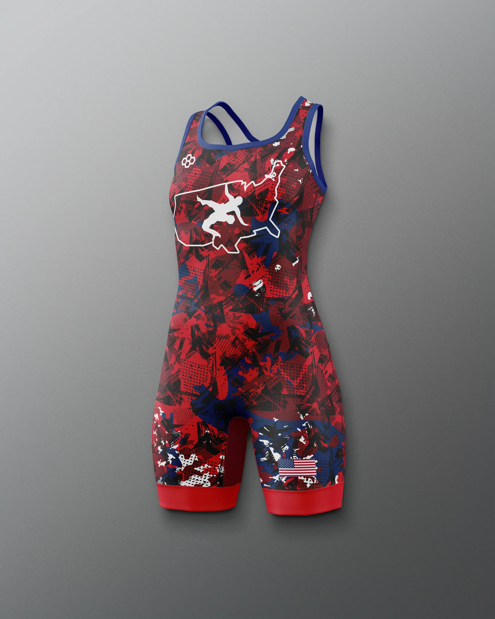 USAW Scatter Icon Girl's 2.0 Elite Singlet - Image 5