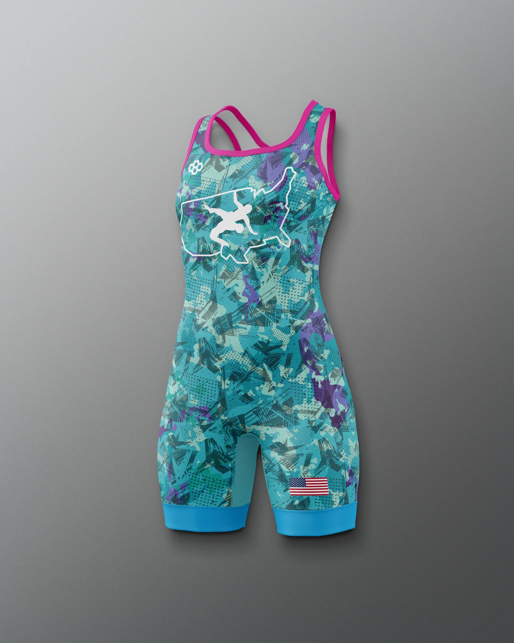 USAW Scatter Icon Girl's 2.0 Elite Singlet - Image 7
