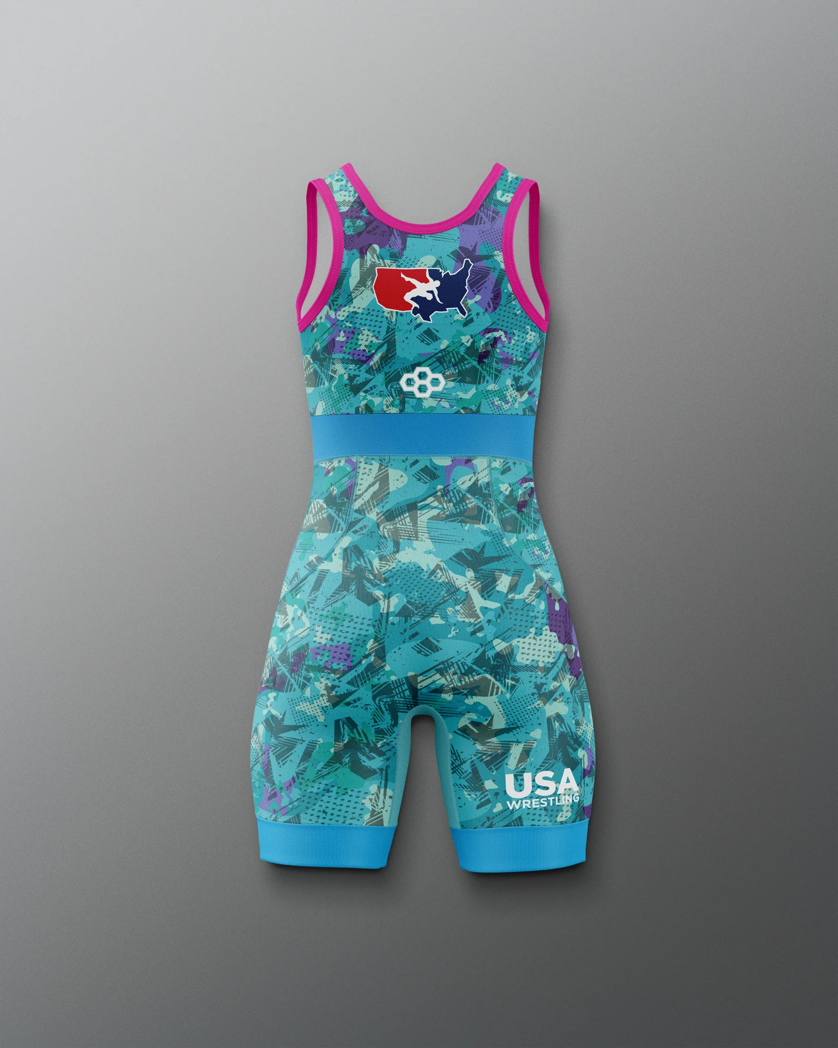 USAW Scatter Icon Girl's 2.0 Elite Singlet - Image 8