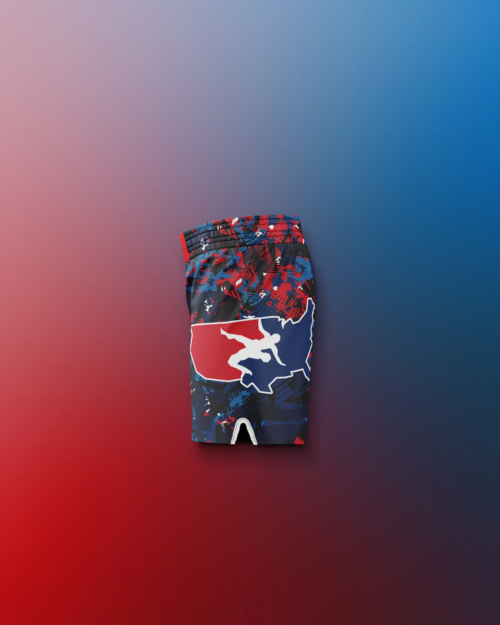 USAW Scatter Icon Youth Sublimated Shorts - Image 3