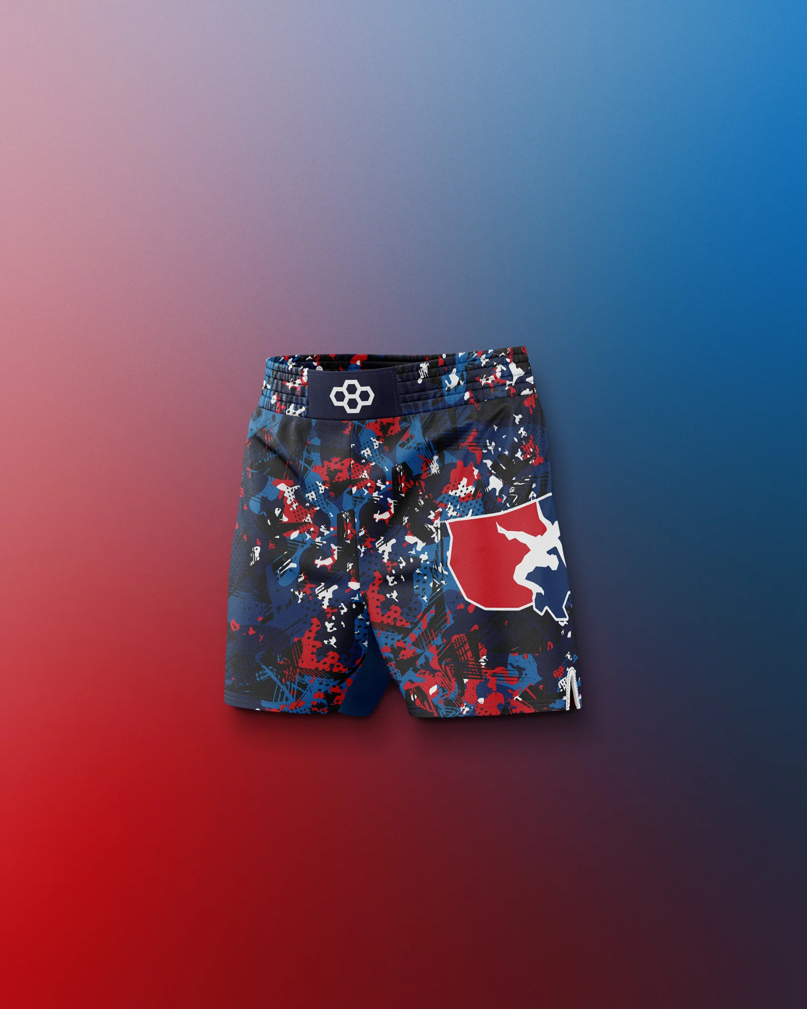 USAW Scatter Icon Youth Sublimated Shorts - Image 5