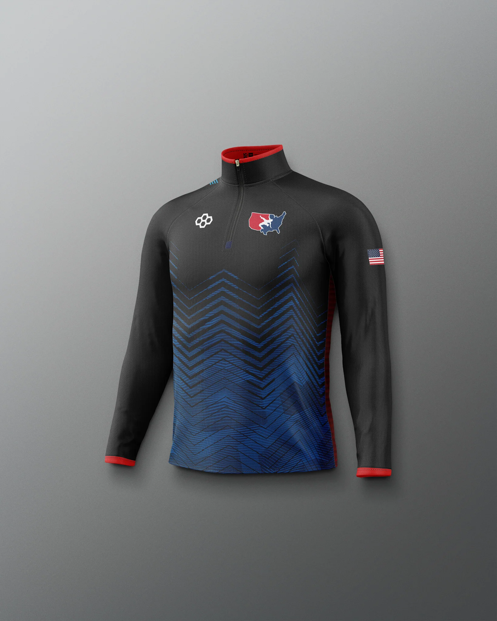 USAW Youth Sublimated 1/4 Zip - Image 5