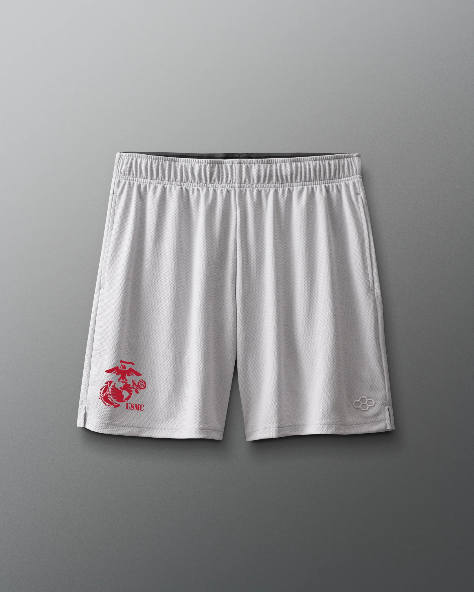 USMC Wrestling Emblem 8" 2.0 Mesh Shorts