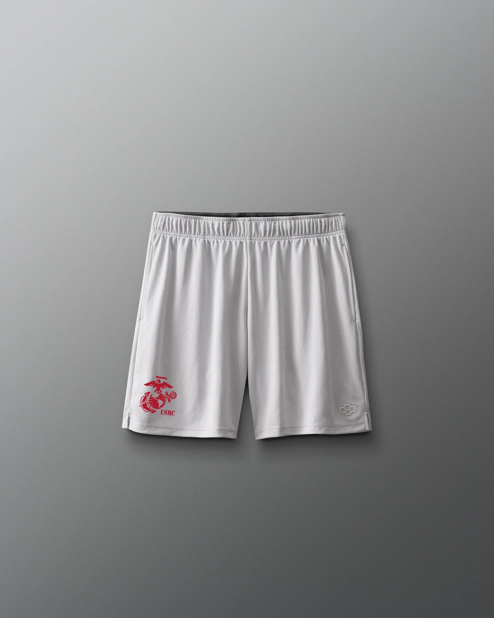 USMC Wrestling Emblem 8" 2.0 Youth Mesh Shorts