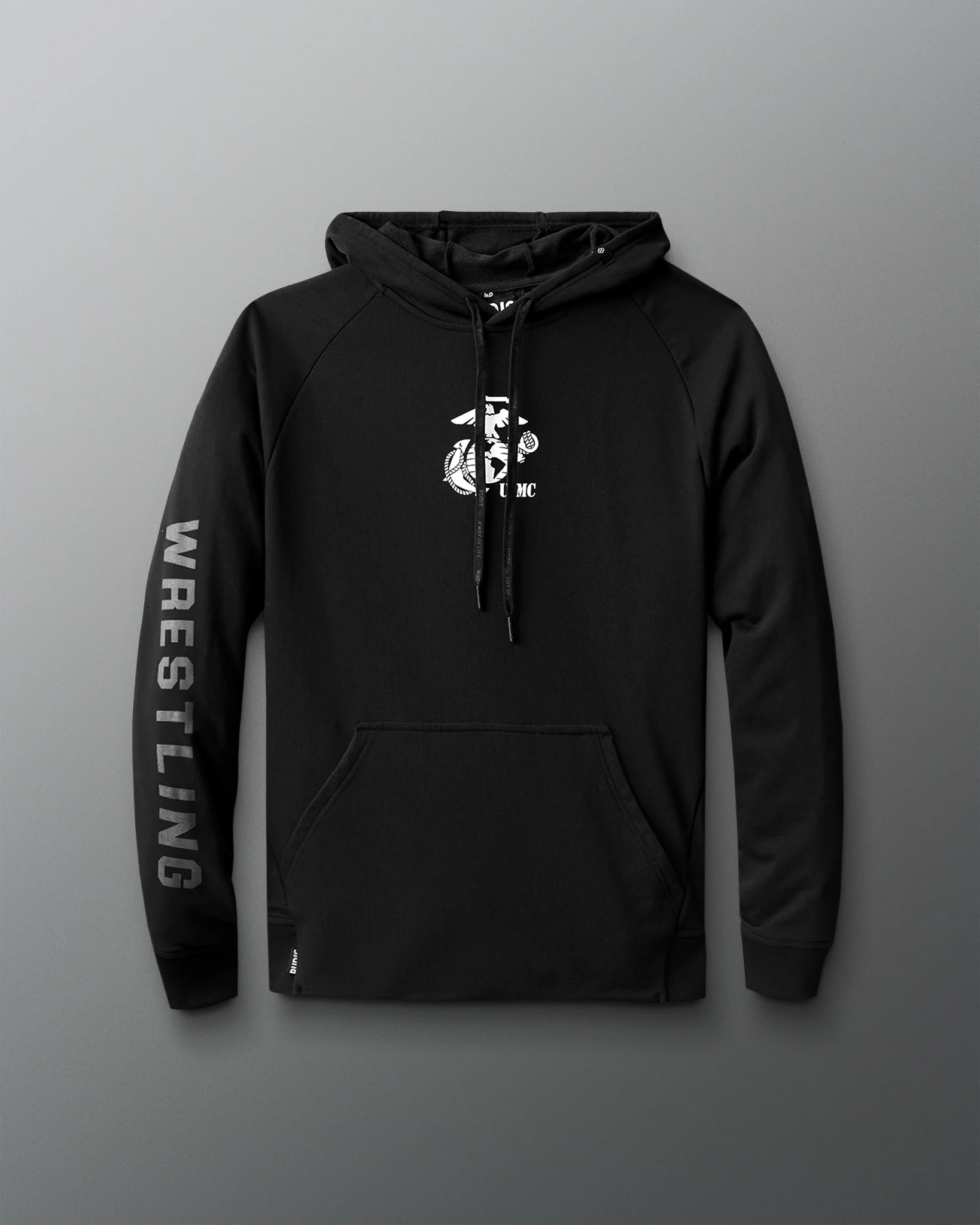 USMC Wrestling Emblem Elite Terry Hoodie