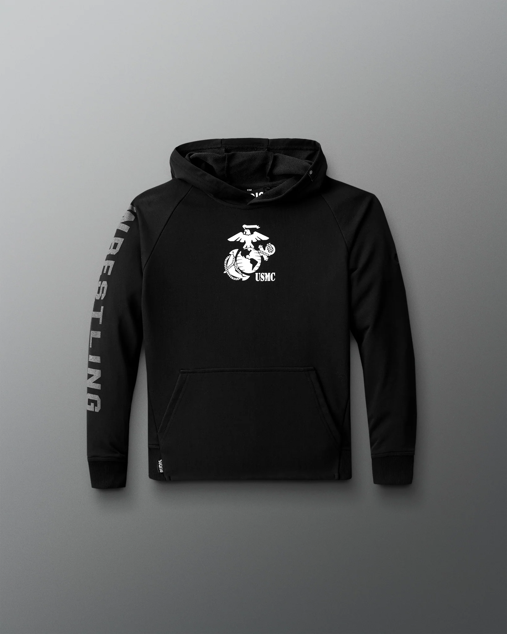 USMC Wrestling Emblem Youth Elite Terry Hoodie