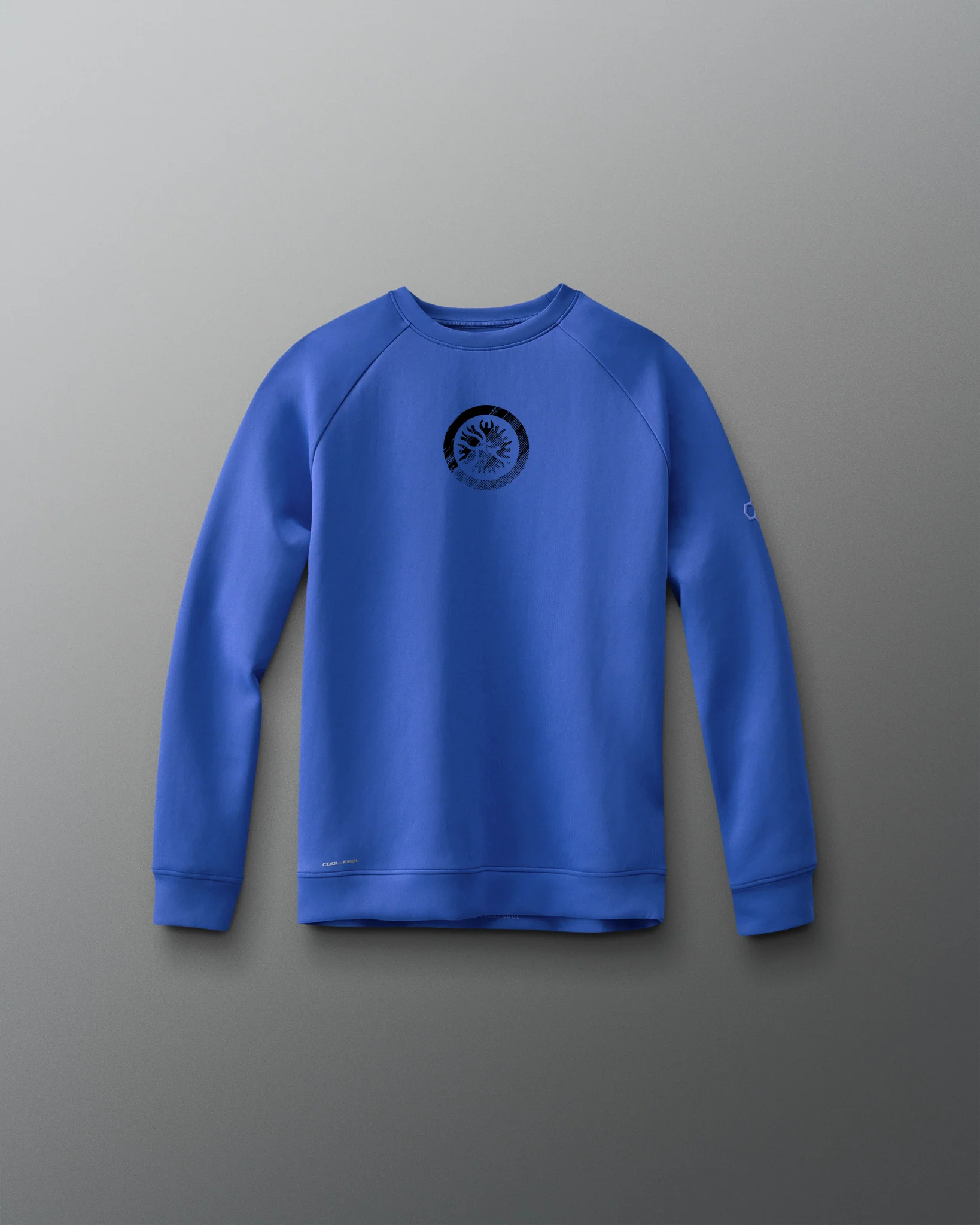 UWW Abstract Emblem Youth Cool-Feel Crewneck - Image 6
