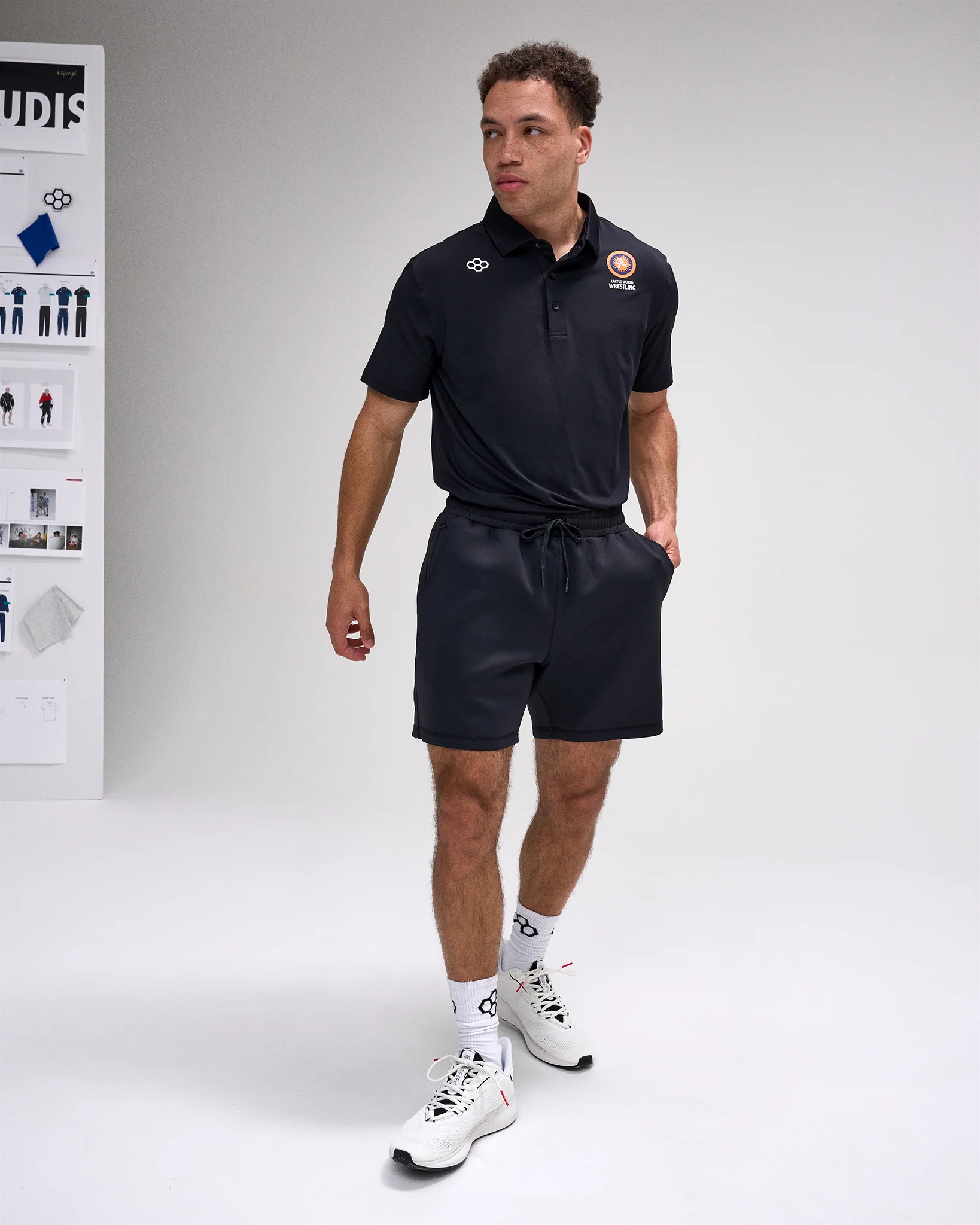 UWW Classic Performance Hex Polo - Image 2