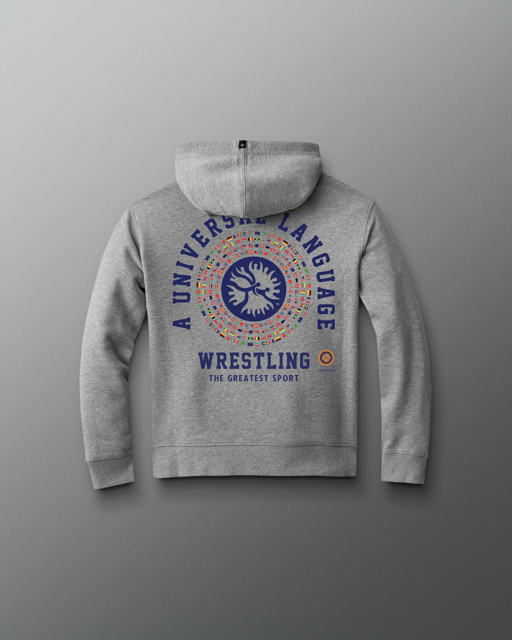 UWW Universal Language Youth Comfort Fleece Hoodie - Image 2
