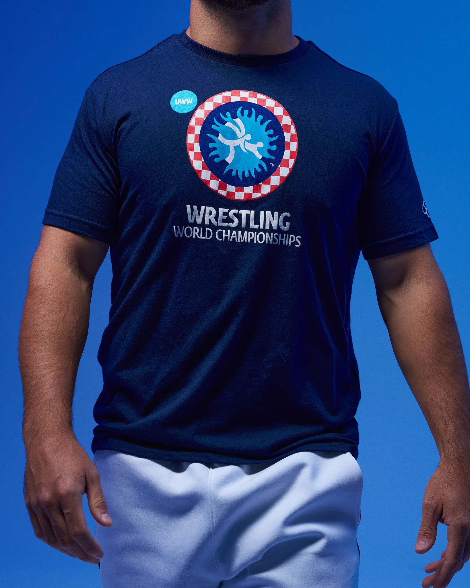 UWW Worlds Logo Elite Super Soft T-Shirt - Image 4