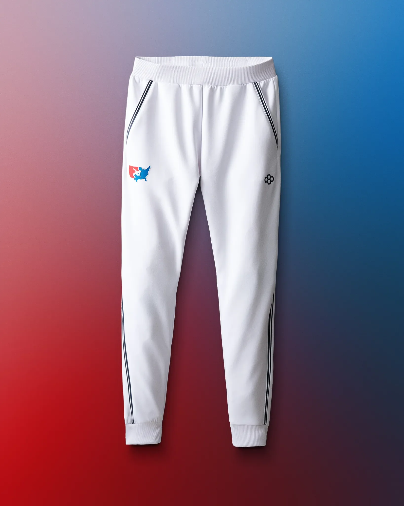 VIK - USA Wrestling Chronicle Elite Jogger - White
