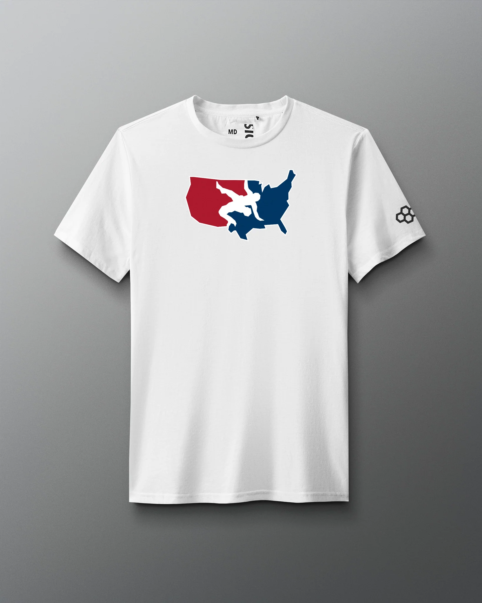 VIK - USA Wrestling Logo Elite Super Soft T-Shirt