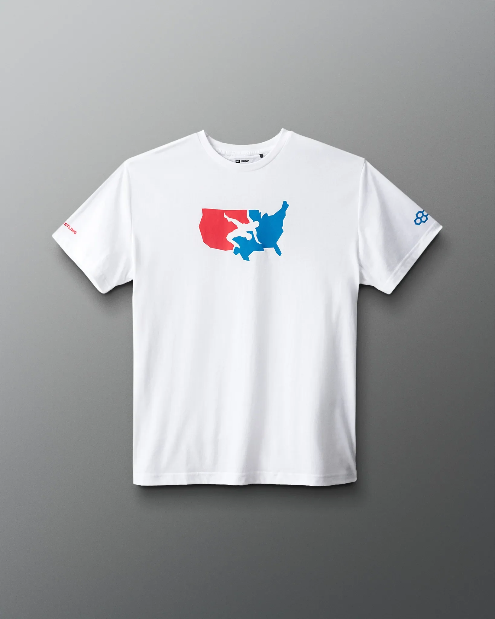 VIK - USA Wrestling Map Elite Super Soft T-Shirt