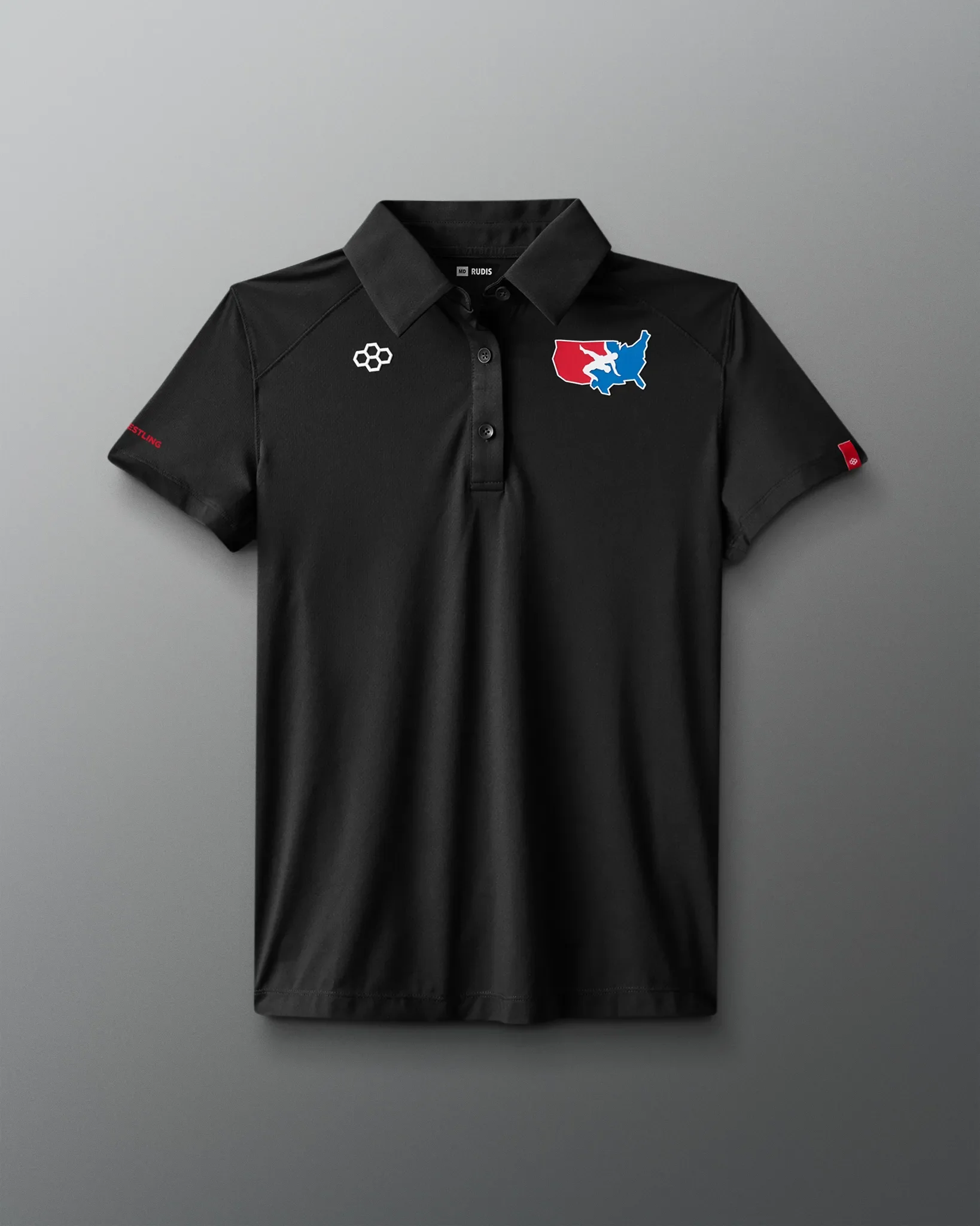 VIK - USA Wrestling Map Logo Women's Classic Performance Polo