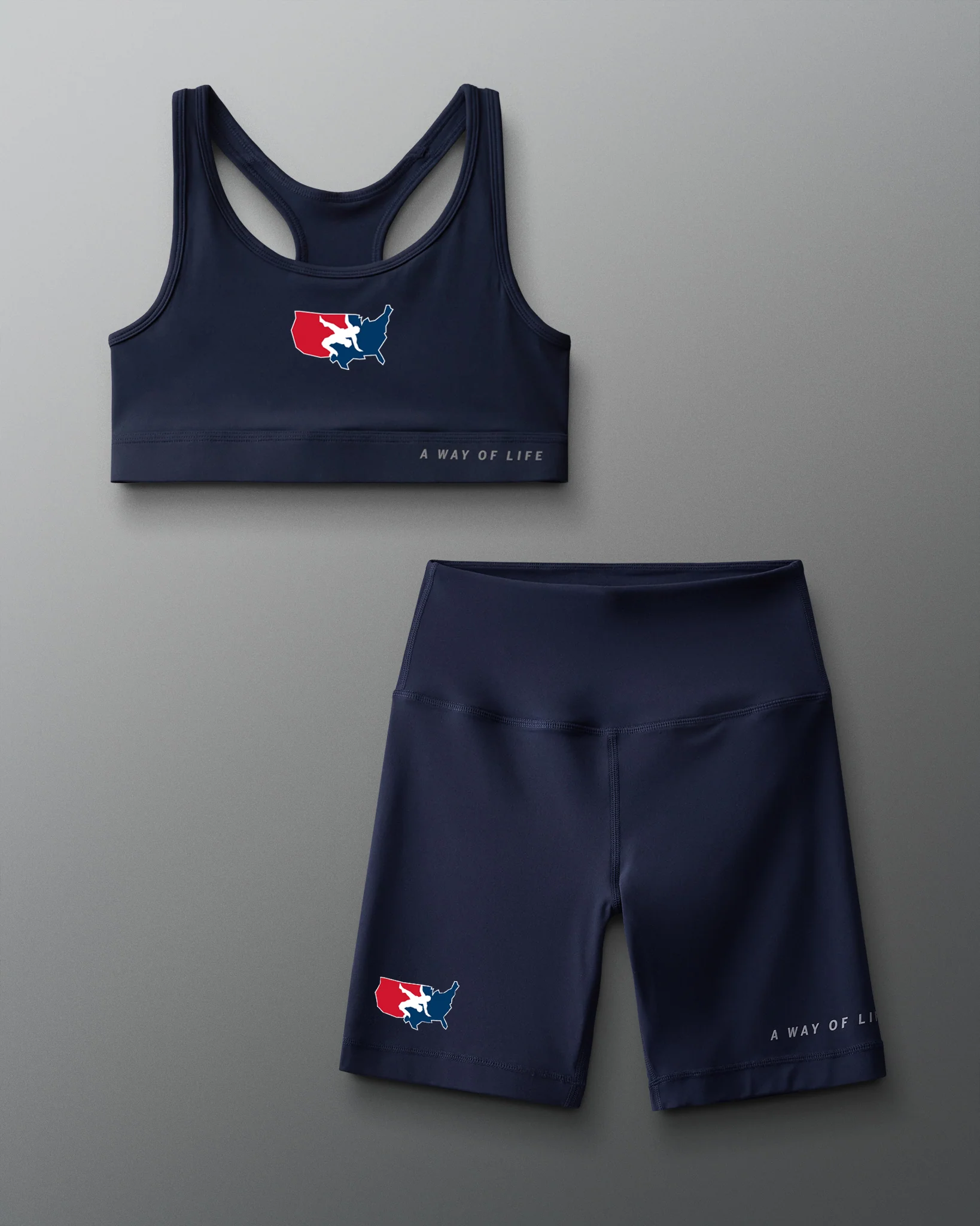 USA Wrestling Women's Training Set - Navy