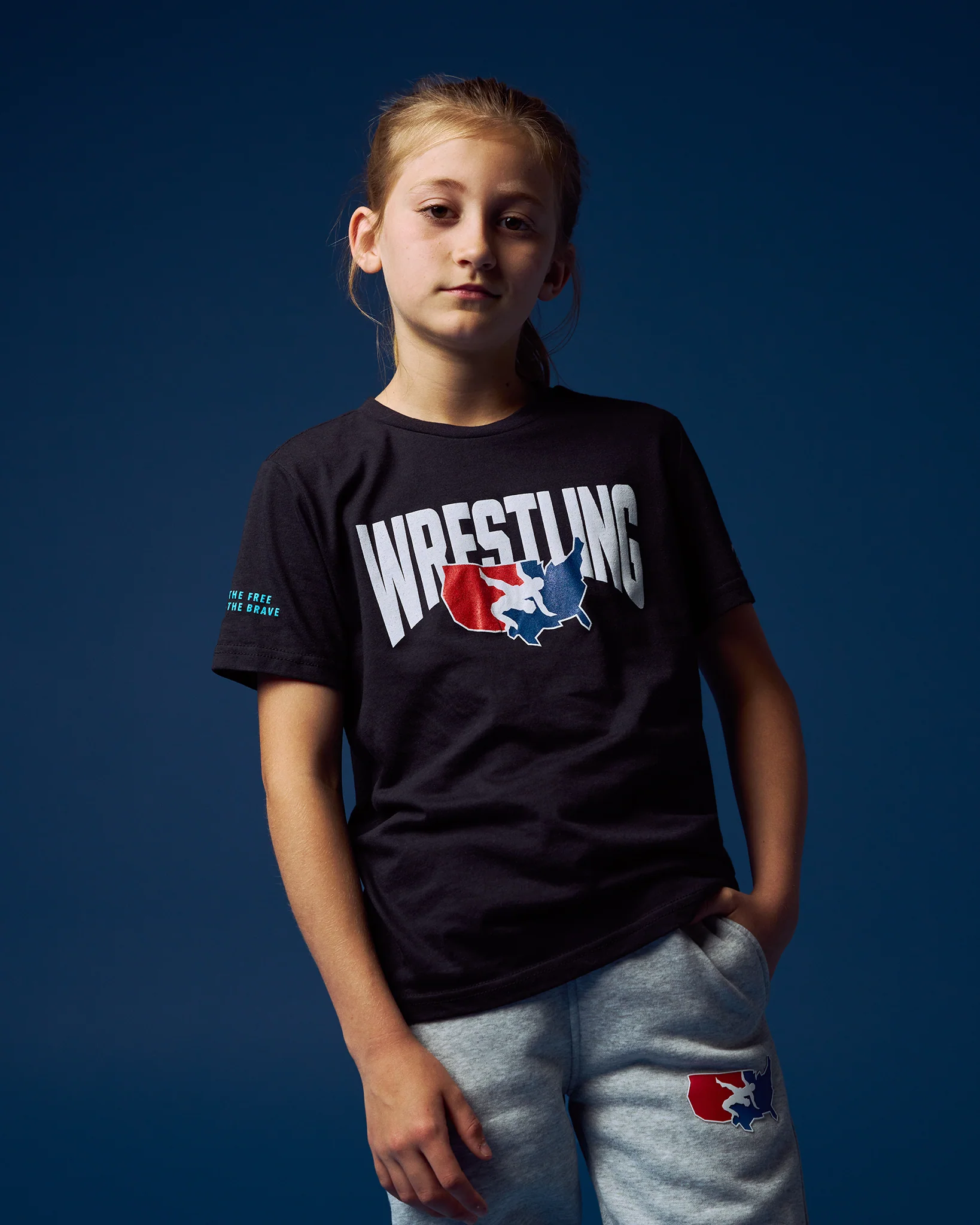 Wrestling Logo Youth Elite Super Soft T-Shirt